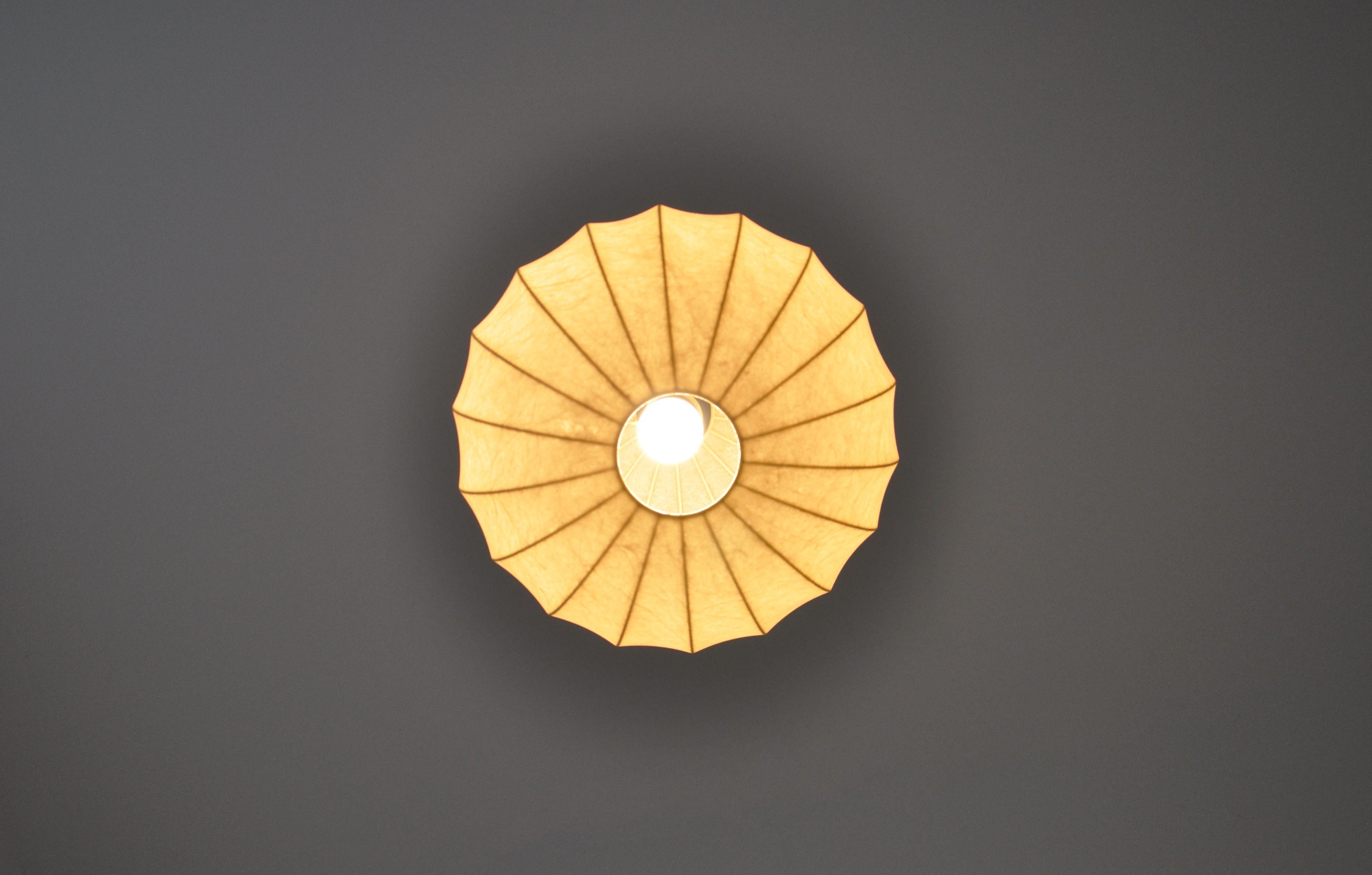 Lampada a sospensione Cocoon di Achille and Pier Giacomo Castiglioni per Flos, anni '60 2