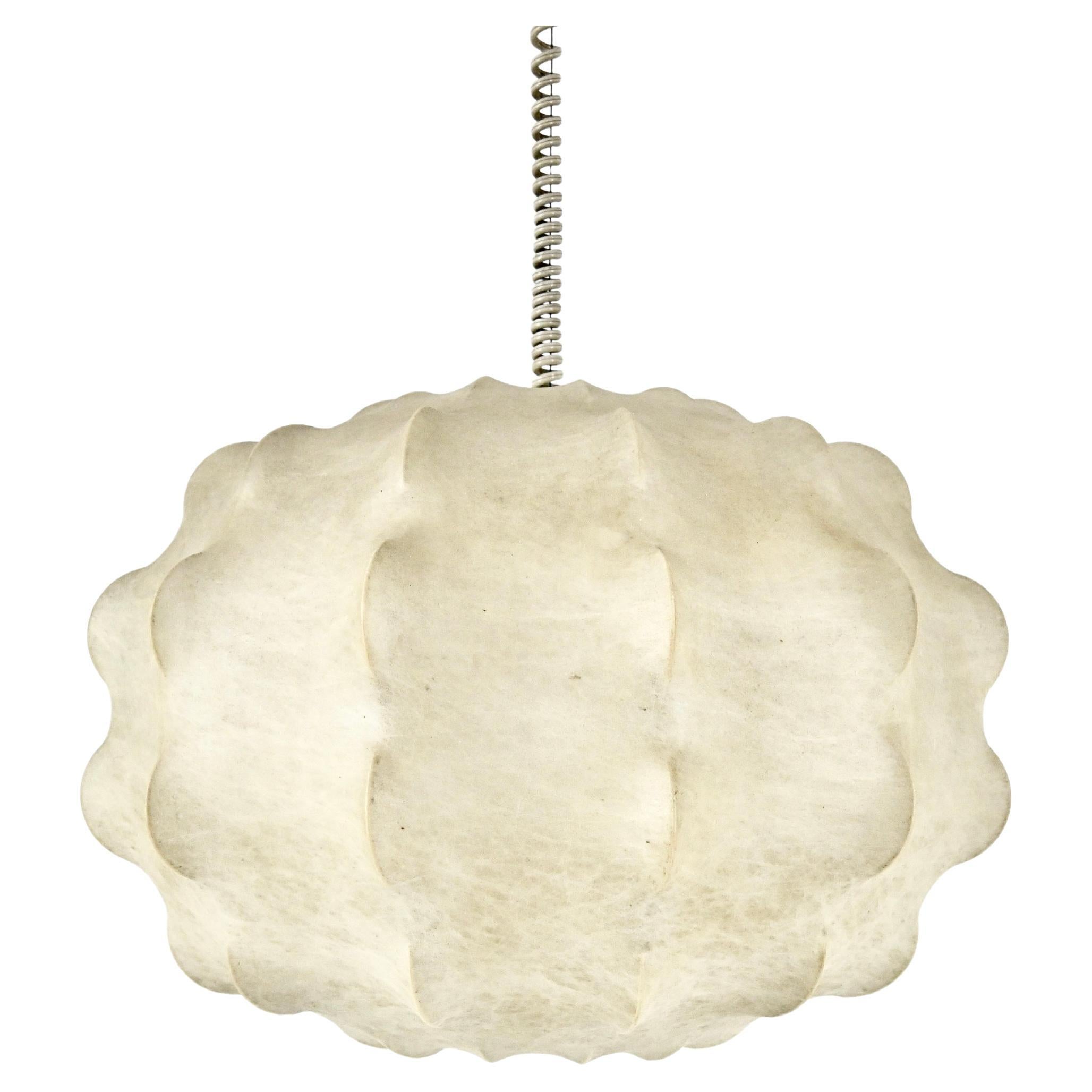 Lampe suspendue Cocoon d'Achille & Pier Giacomo Castiglioni pour Flos, années 1960