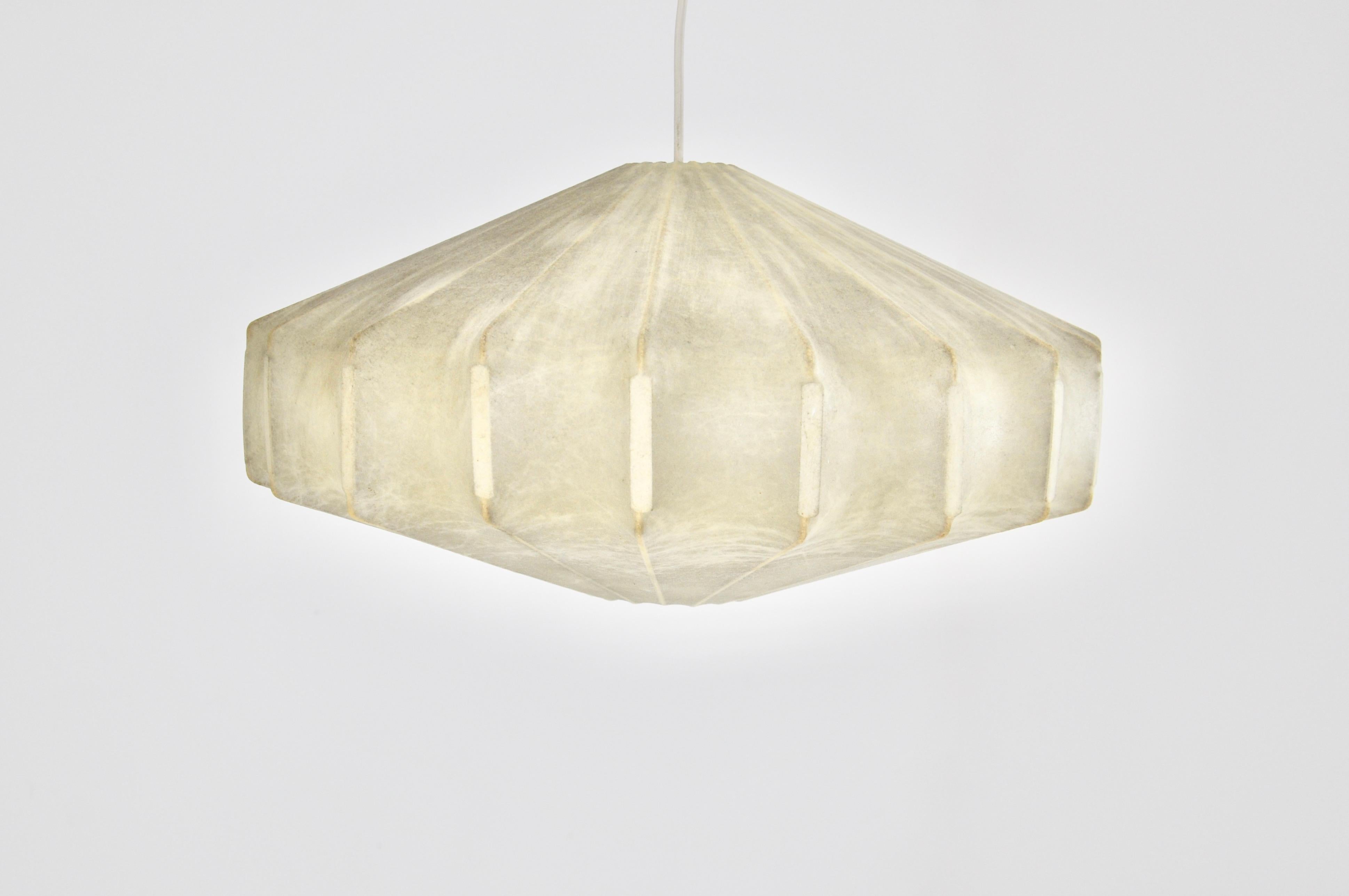 German Cocoon Hanging Lamp by Goldkant Leuchten, 1960s