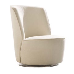 Cocoon Ivory Swivel Chair