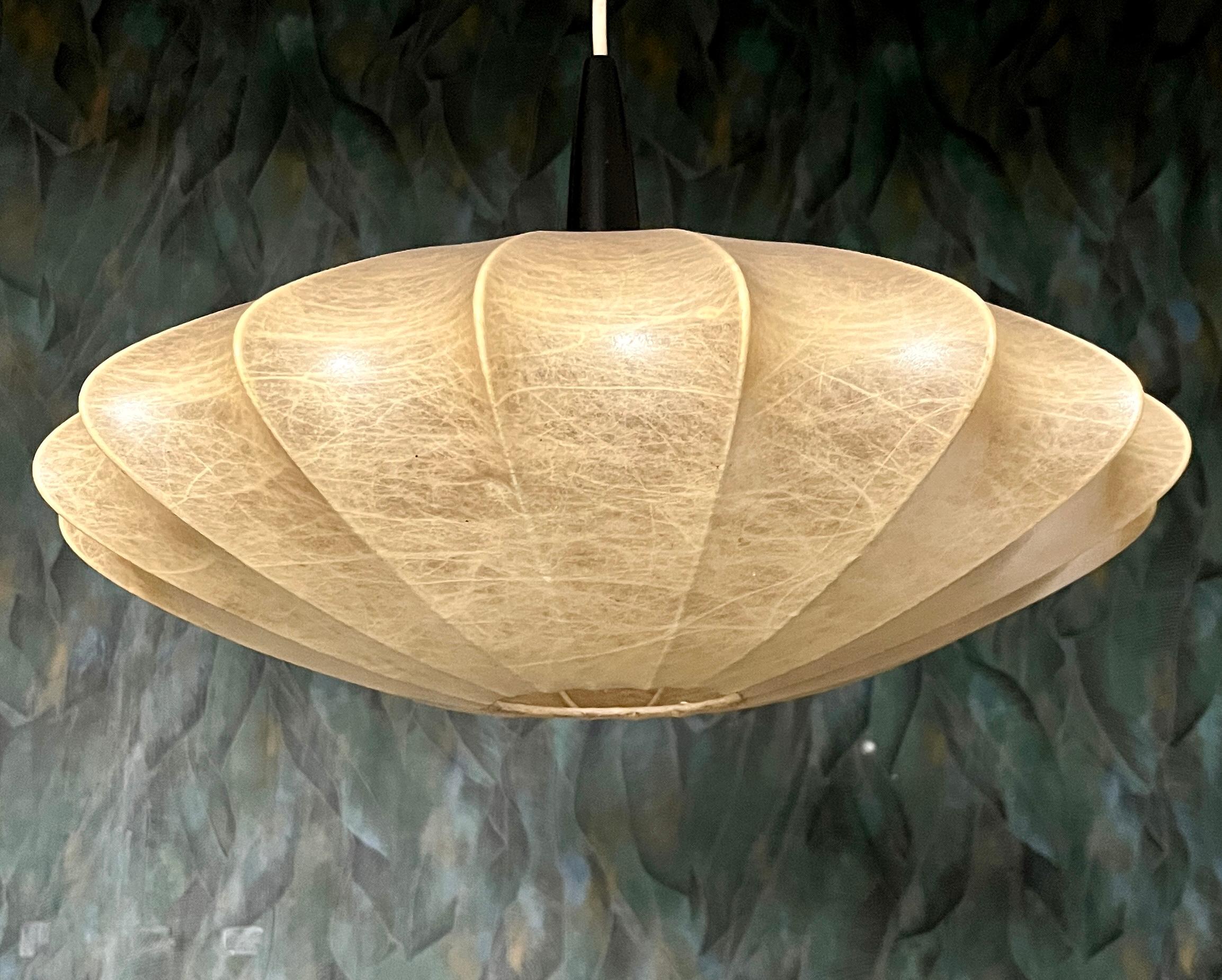 Lámpara Cocoon de George Nelson,  Italia Años 60 en venta 3