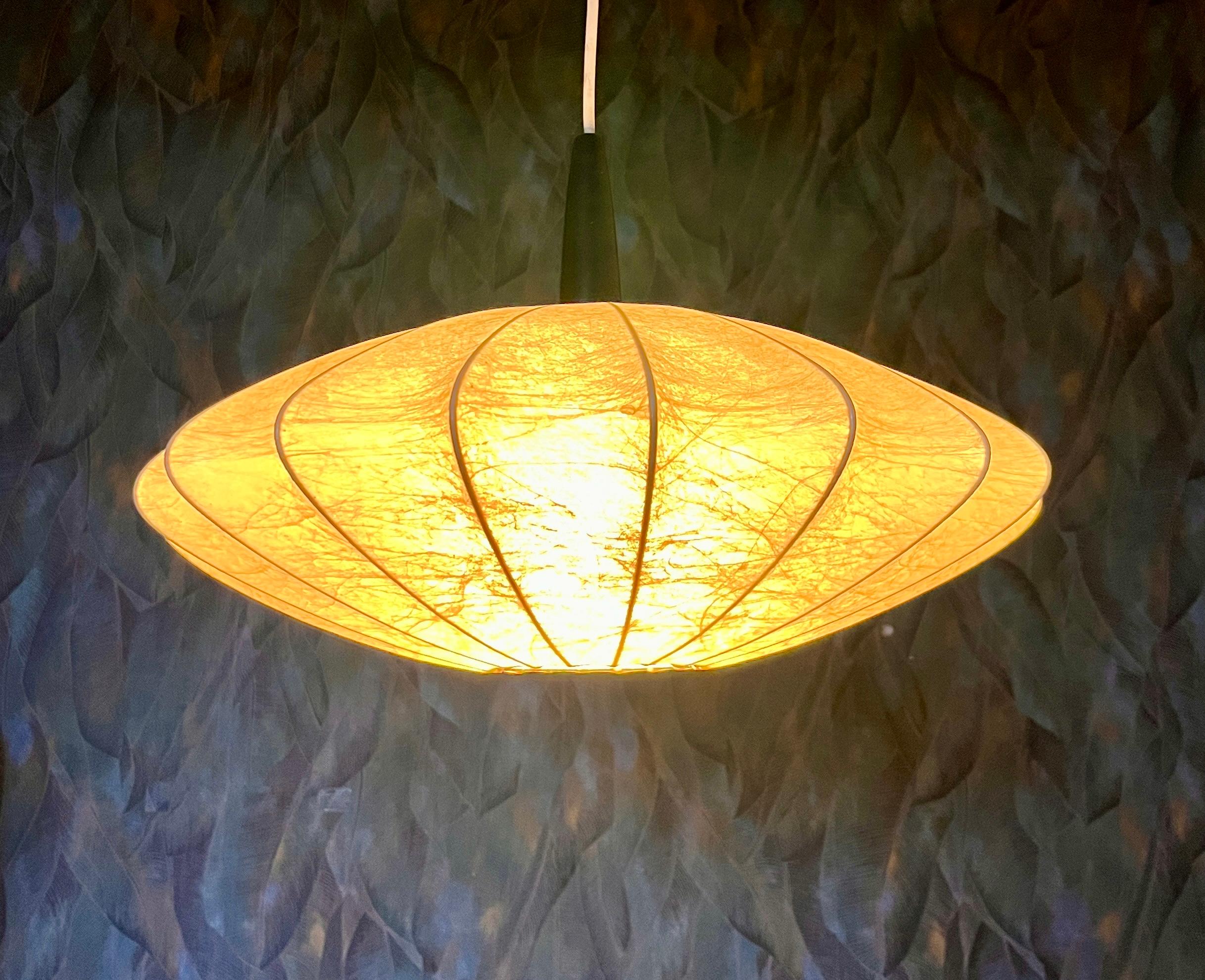 Lámpara Cocoon de George Nelson,  Italia Años 60 en venta 4