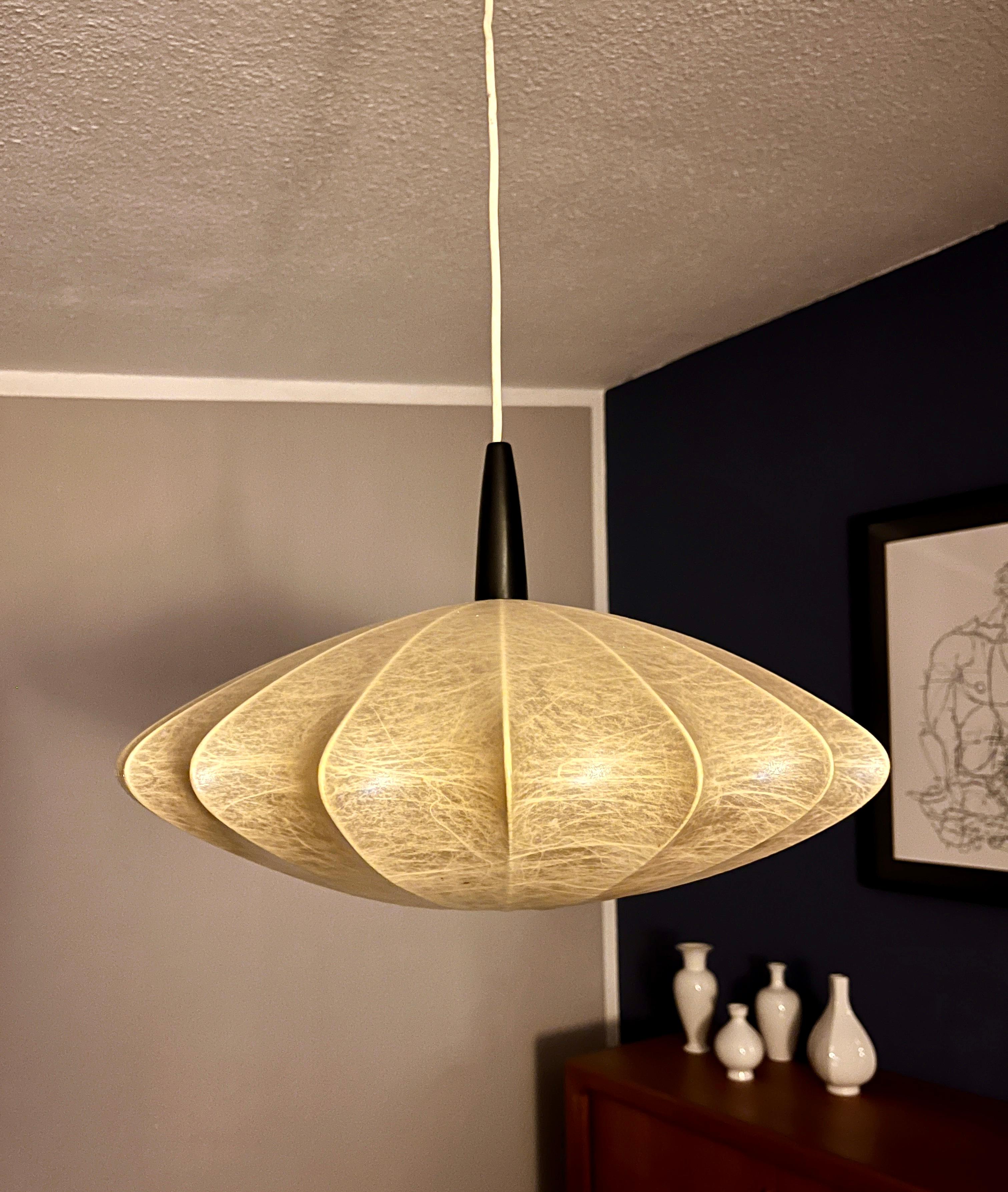 Lámpara Cocoon de George Nelson,  Italia Años 60 Italiano en venta