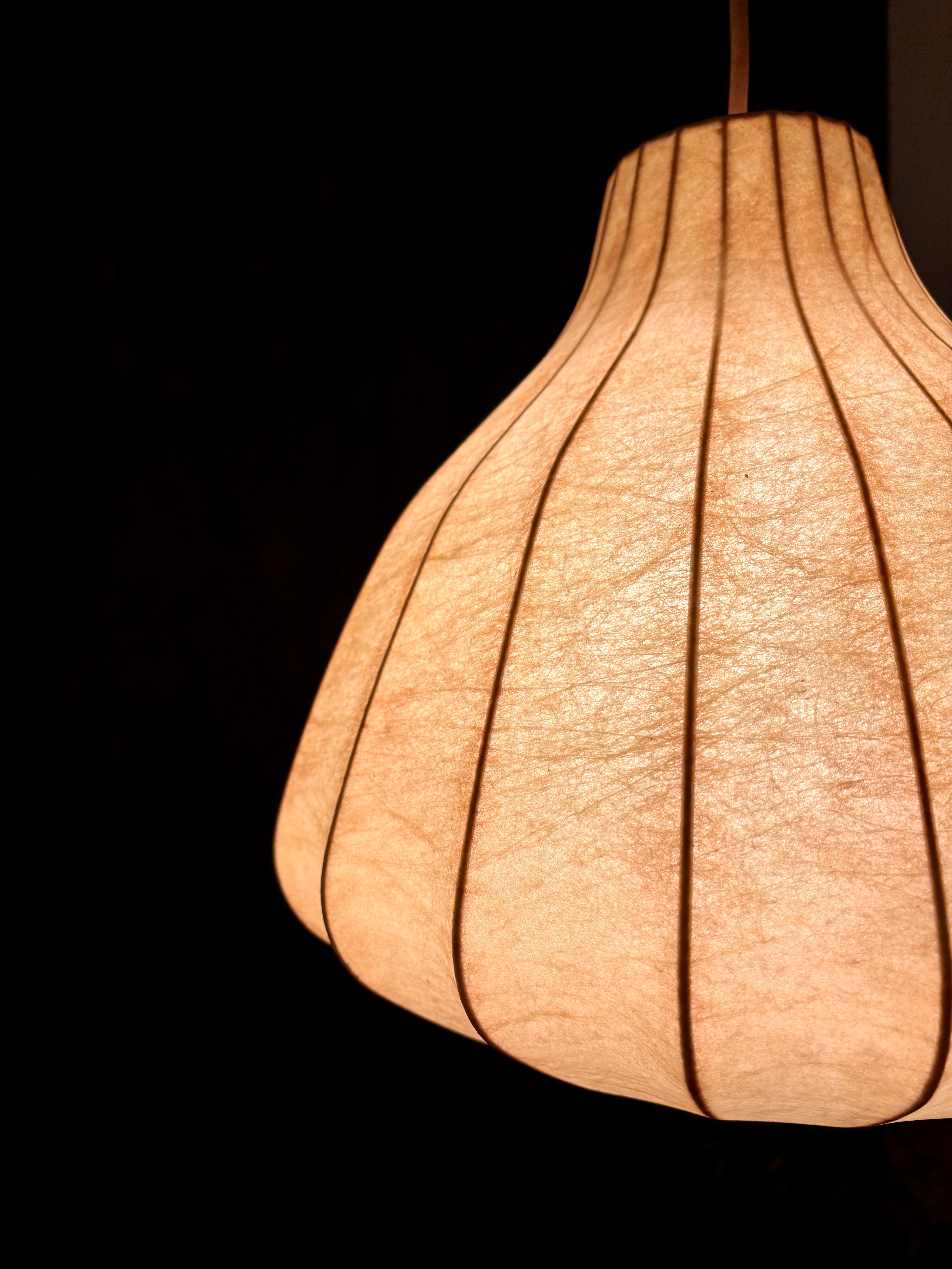 Cocoon-Lampe von George Nelson, Cocoon  Italien 1960er Jahre im Zustand „Gut“ im Angebot in Hannover, DE