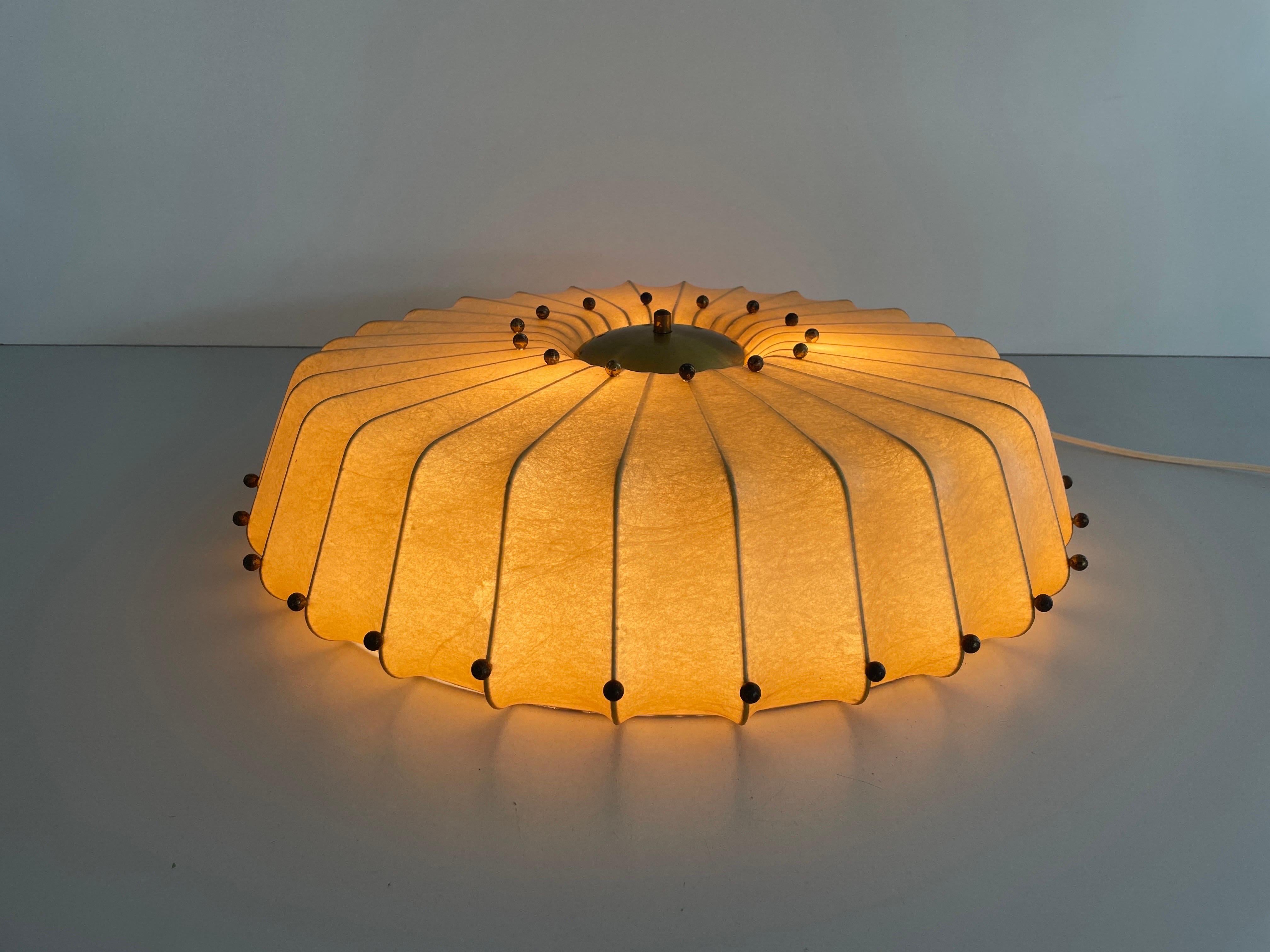 Cocoon Large Ceiling Lamp by Friedel Wauer for GOLDKANT, 1960s, Germany 6