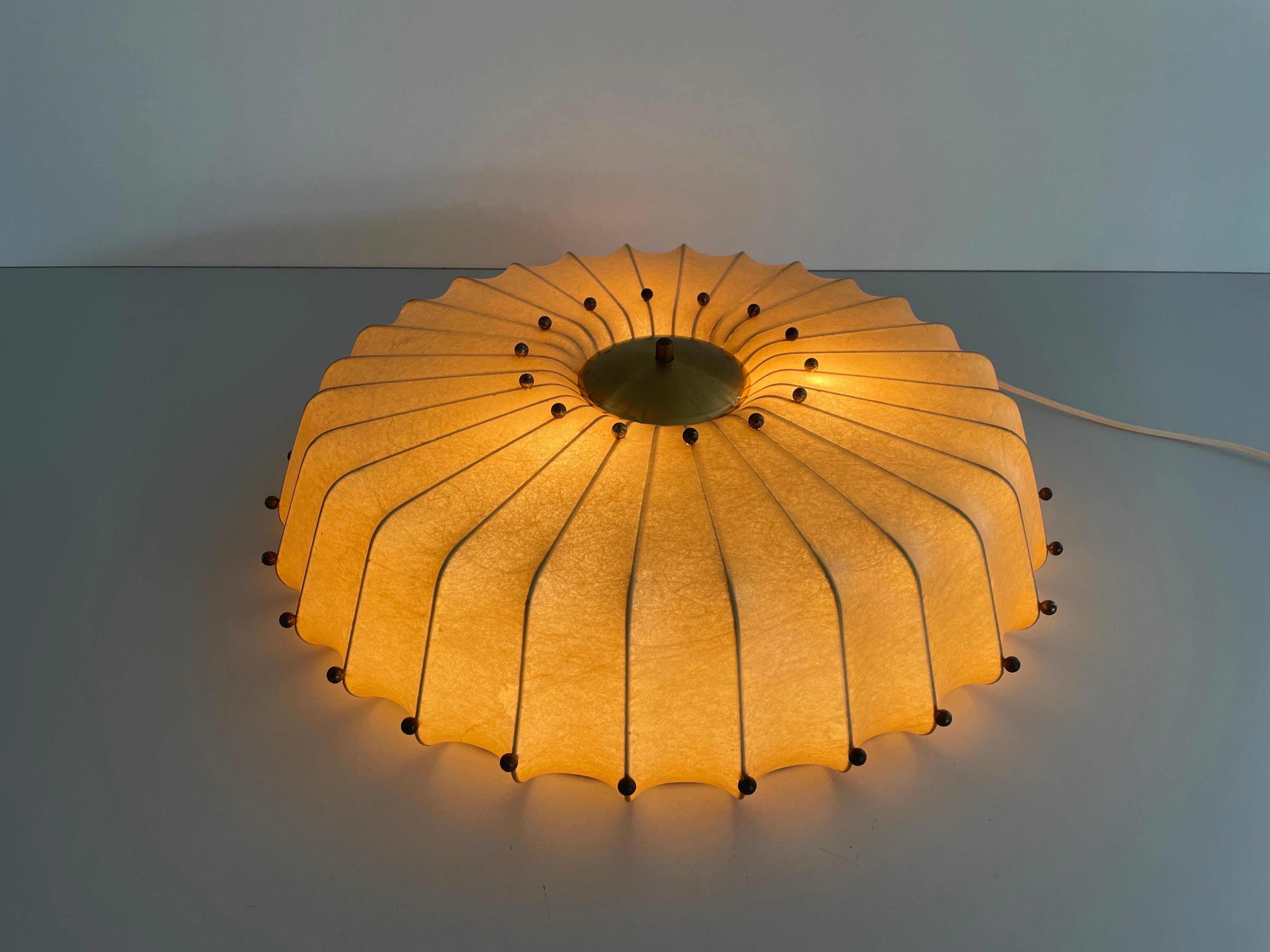 Cocoon Large Ceiling Lamp by Friedel Wauer for GOLDKANT, 1960s, Germany 7