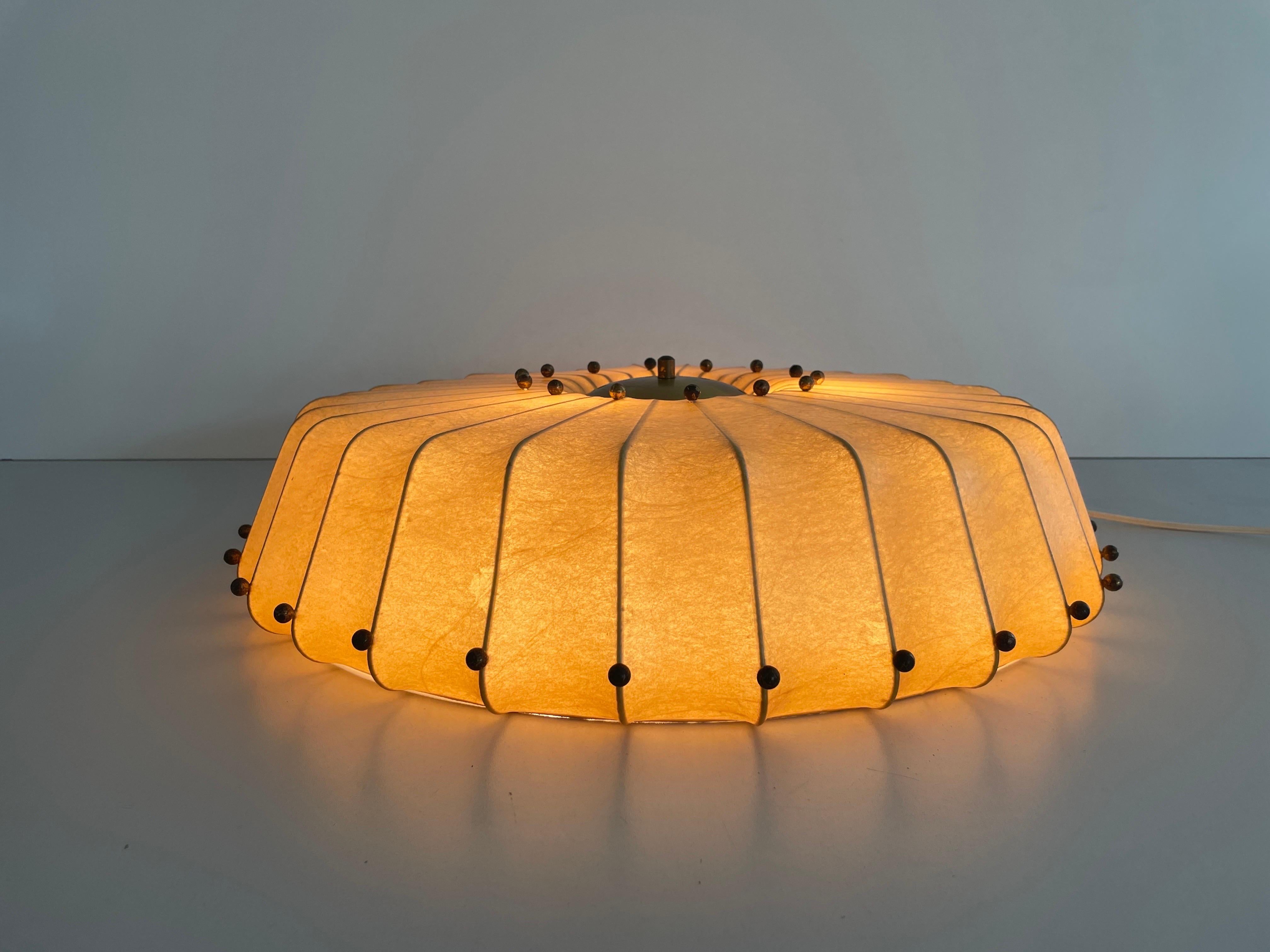 Cocoon Large Ceiling Lamp by Friedel Wauer for GOLDKANT, 1960s, Germany 9