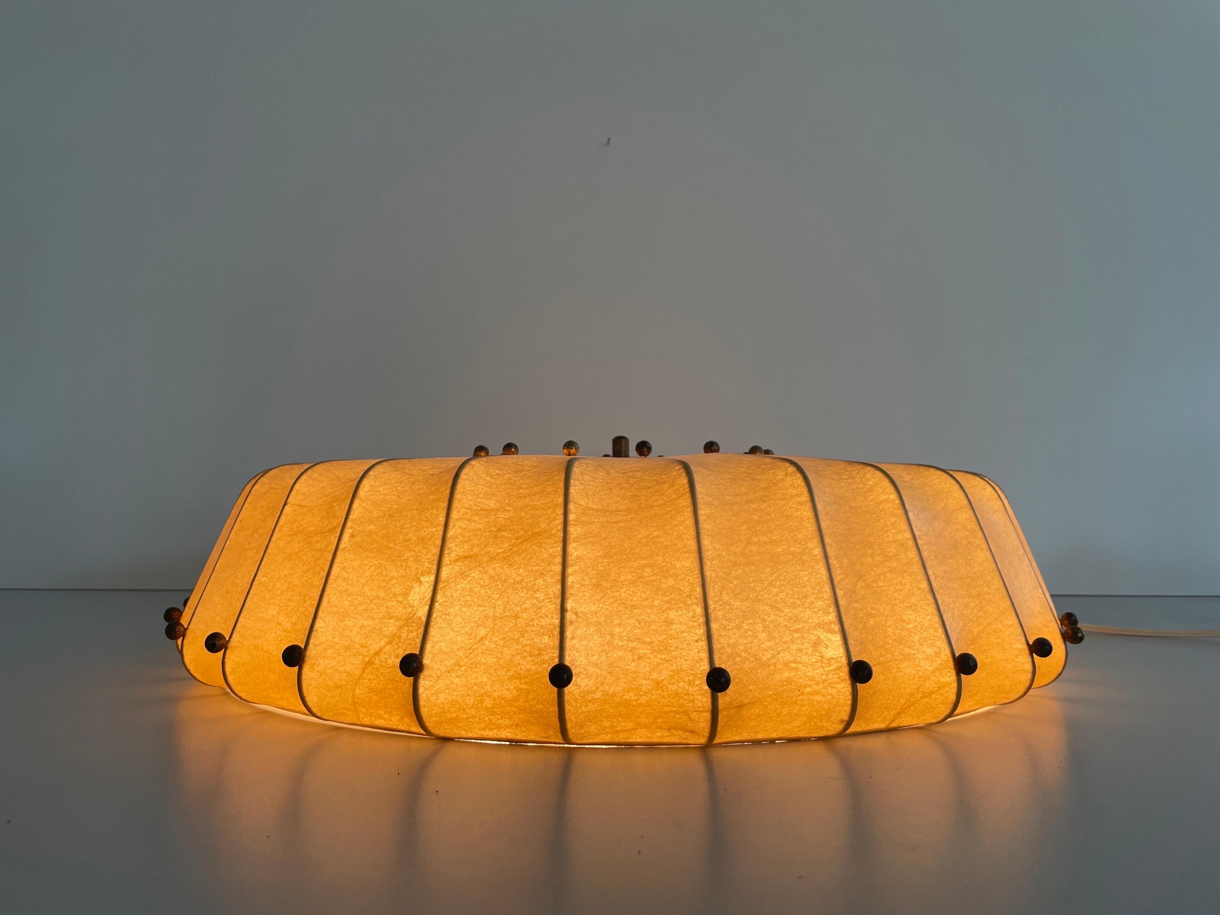 Cocoon Large Ceiling Lamp by Friedel Wauer for GOLDKANT, 1960s, Germany 10