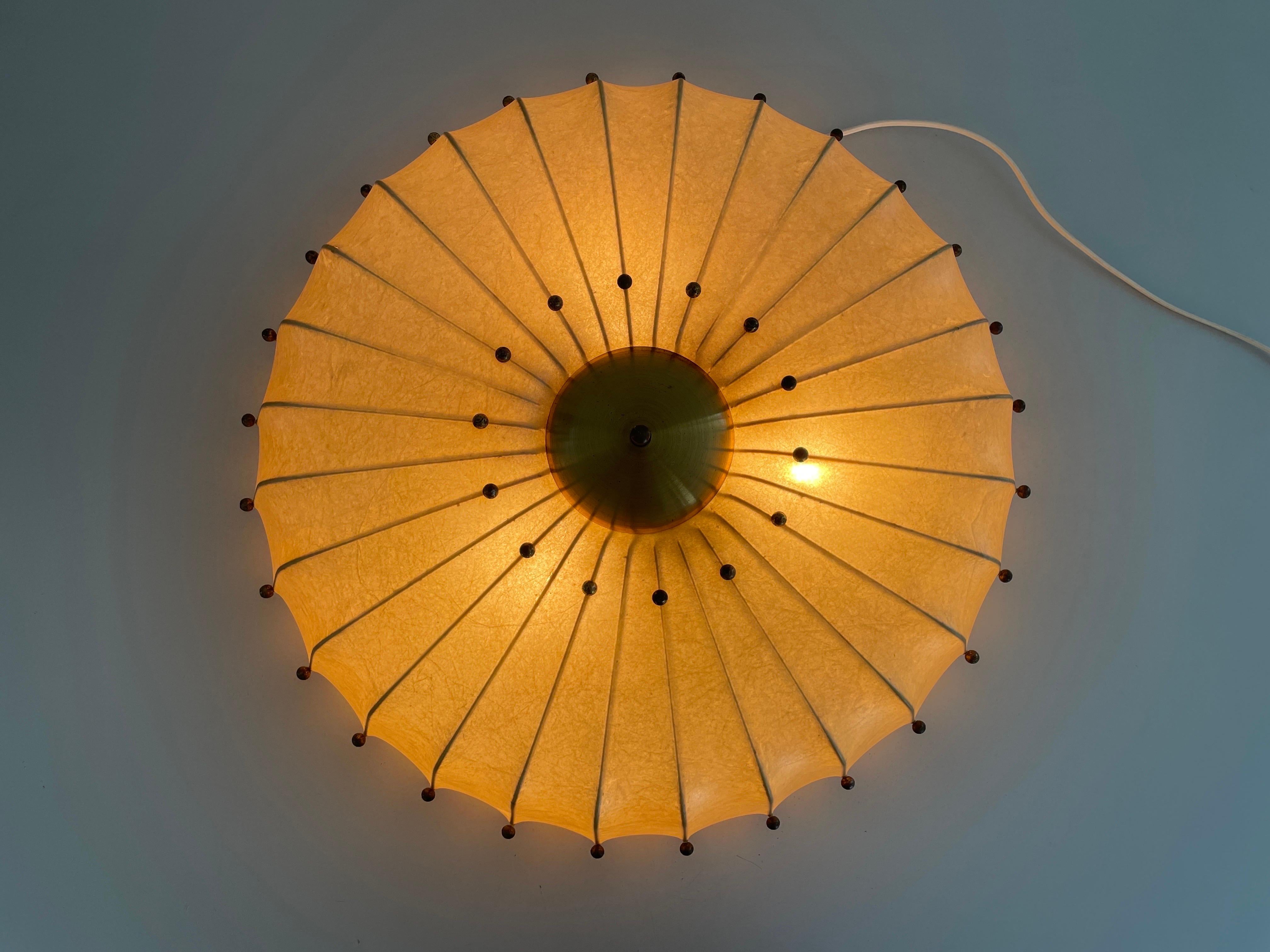 Cocoon Large Ceiling Lamp by Friedel Wauer for GOLDKANT, 1960s, Germany 11