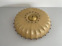 Große Cocoon-Deckenleuchte von Friedel Wauer für GOLDKANT, 1960er Jahre, Deutschland