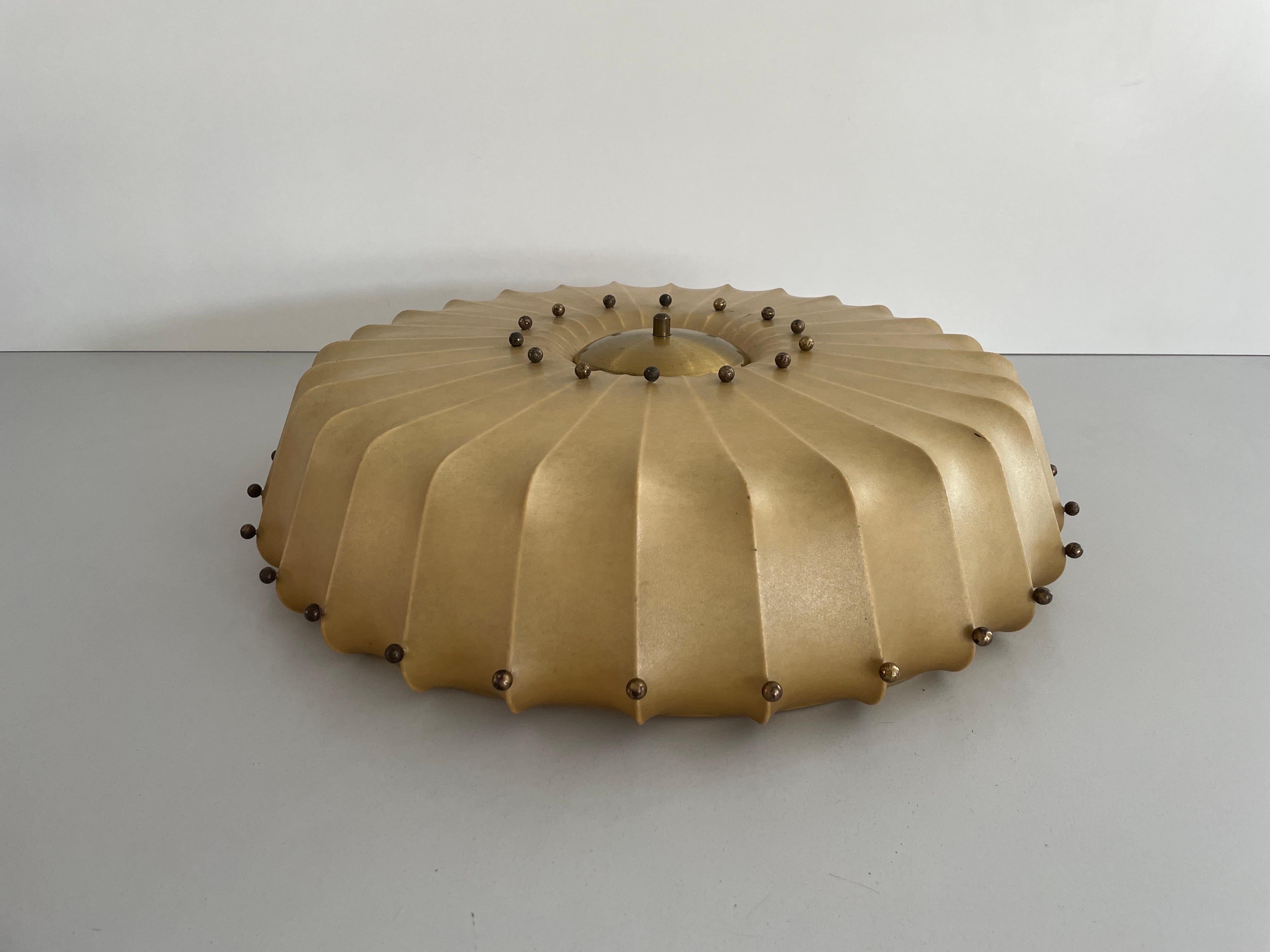 Cocoon Large Ceiling Lamp by Friedel Wauer for GOLDKANT, 1960s, Germany 1