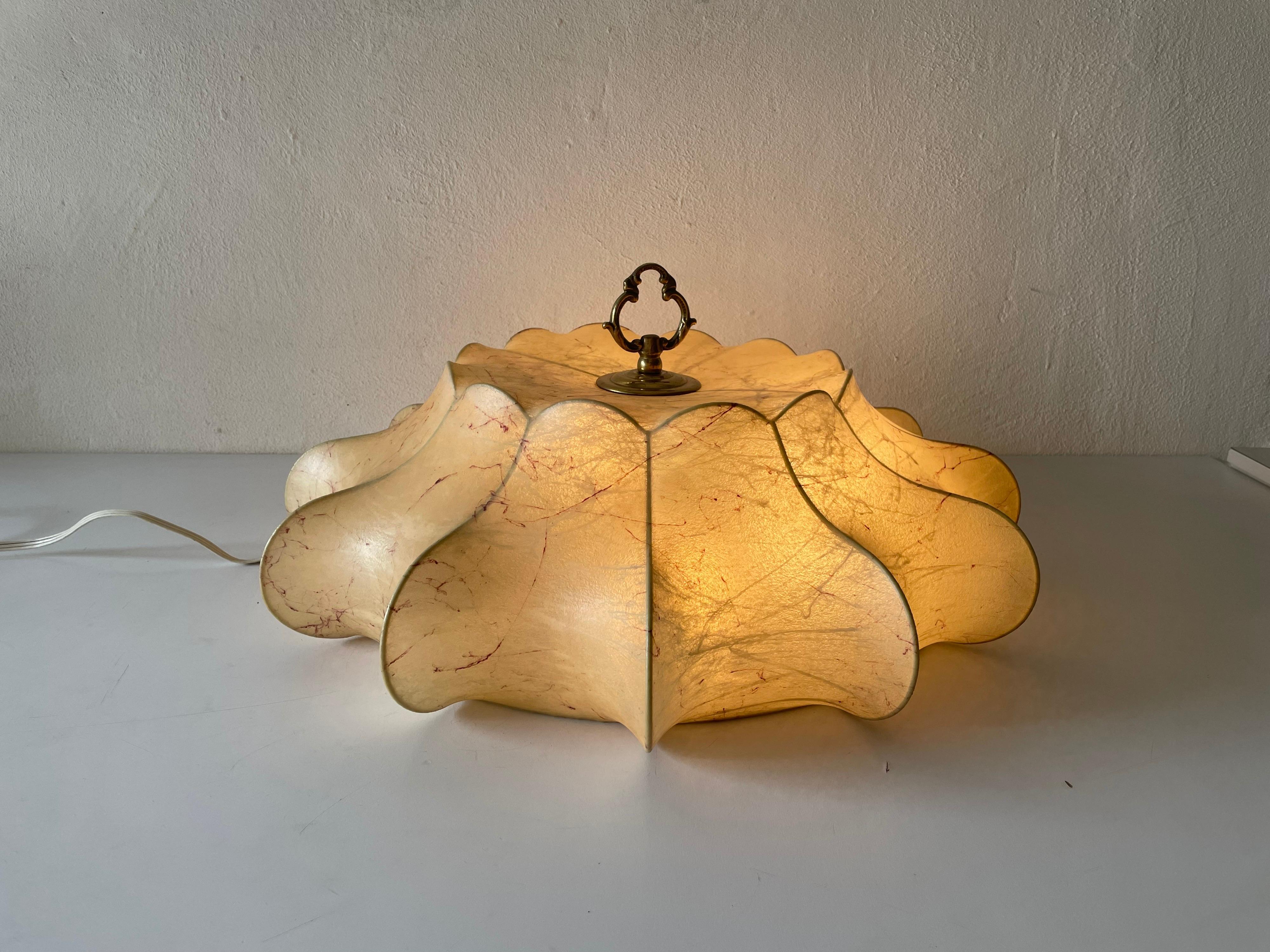 Cocoon Large Flush Mount Ceiling Lamp by Goldkant, 1960s, Germany 6