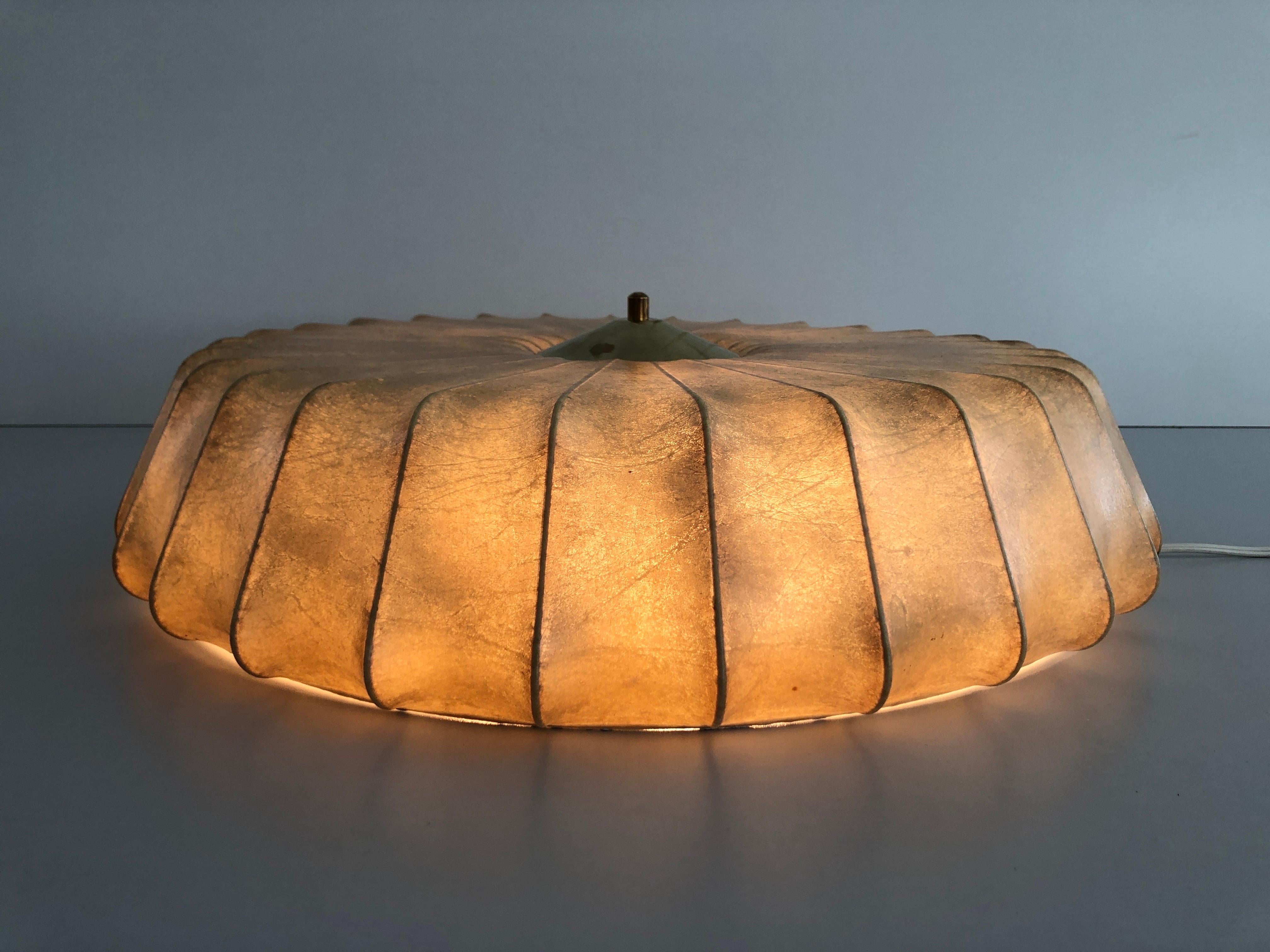 Cocoon Large Flush Mount Ceiling Lamp by Goldkant, 1960s, Germany 6