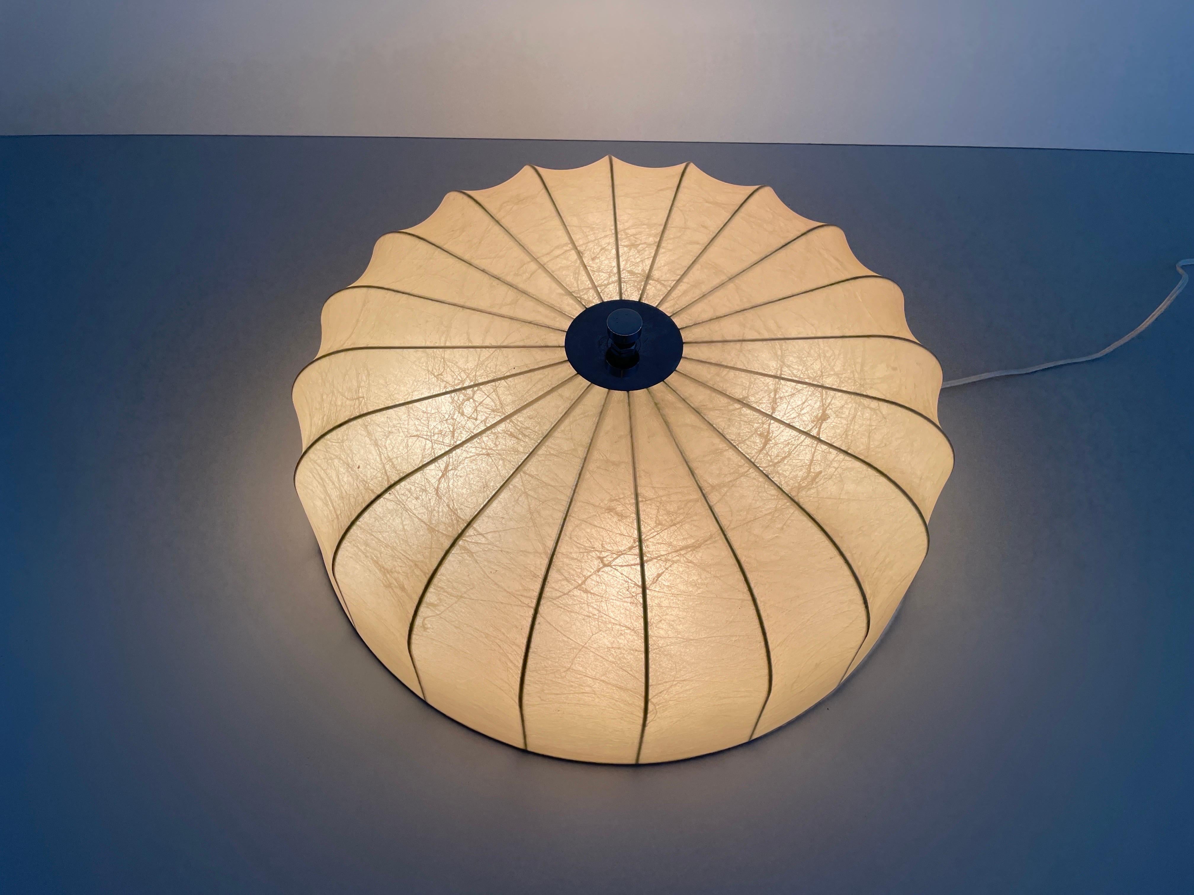 Cocoon Large Flush Mount Ceiling Lamp by Goldkant, 1960s, Germany 7