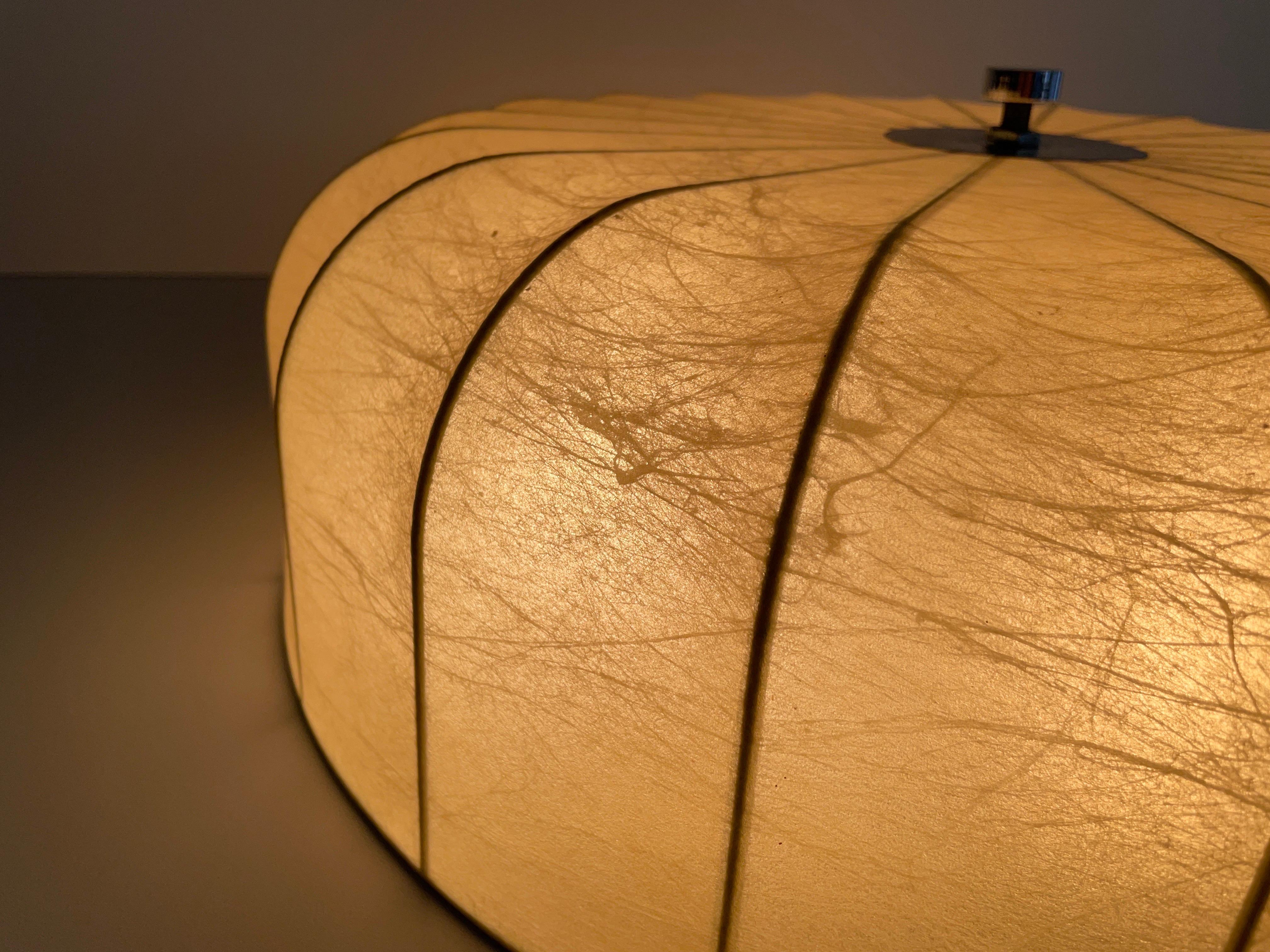 Cocoon Large Flush Mount Ceiling Lamp by Goldkant, 1960s, Germany 8