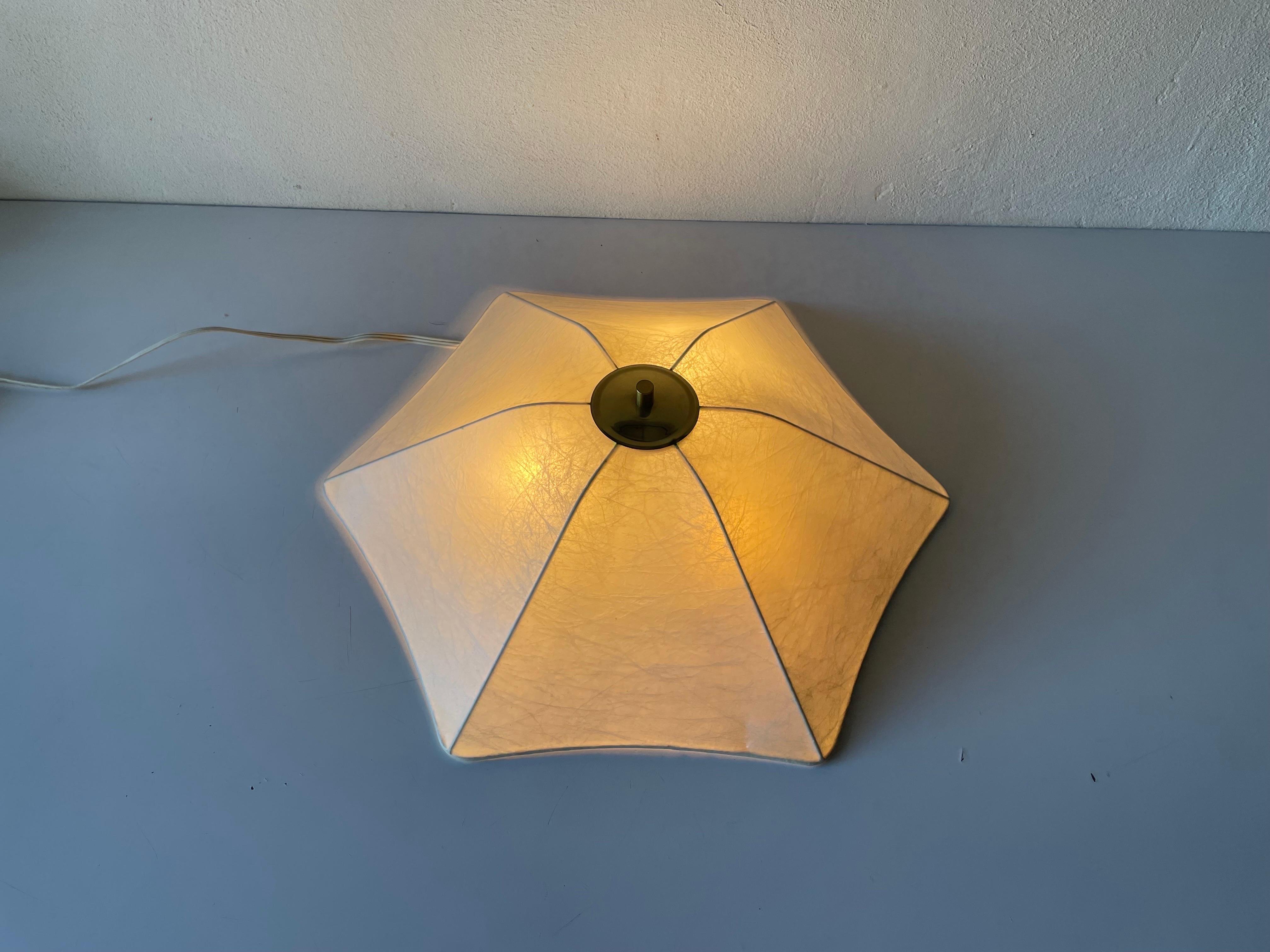 Cocoon Large Flush Mount Ceiling Lamp by Goldkant, 1960s Germany 9