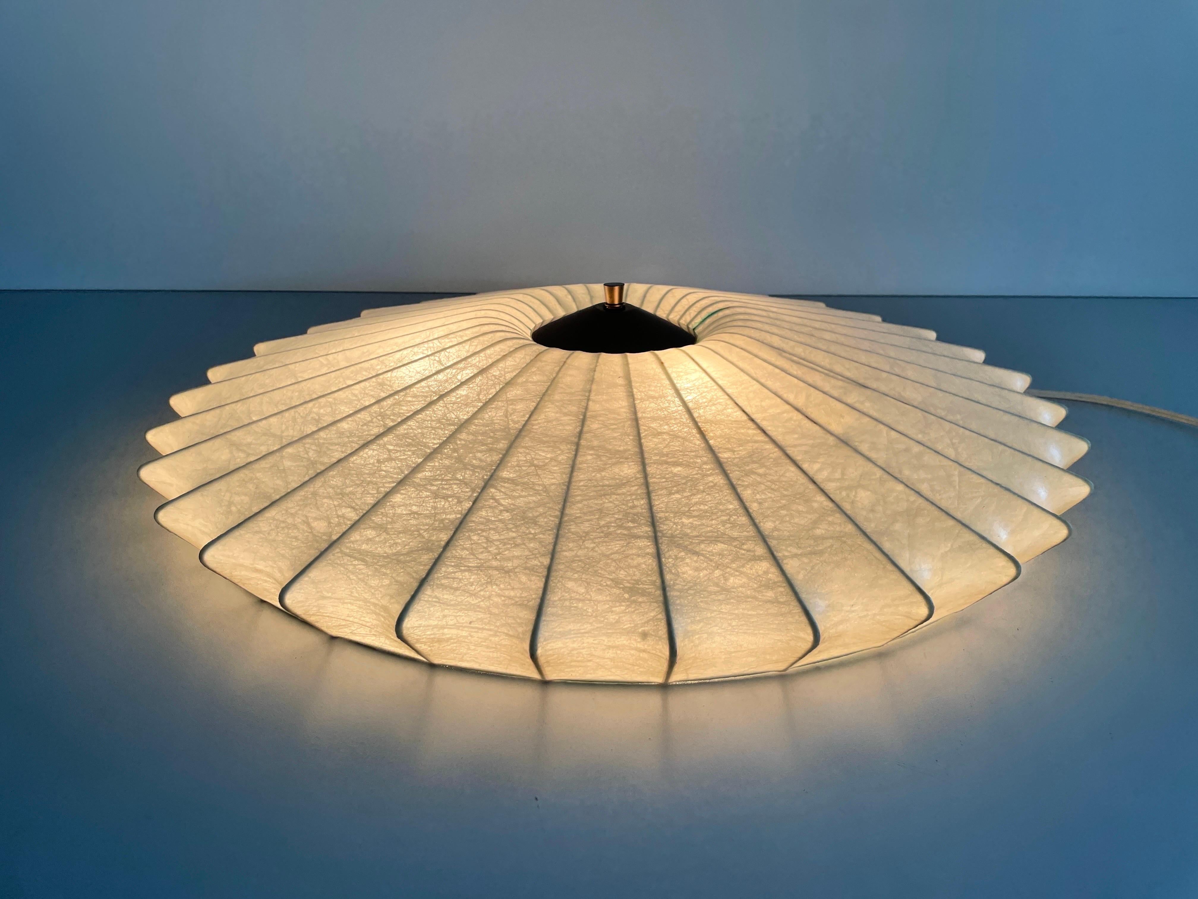 Cocoon Large Flush Mount Ceiling Lamp by Goldkant, 1960s, Germany 9