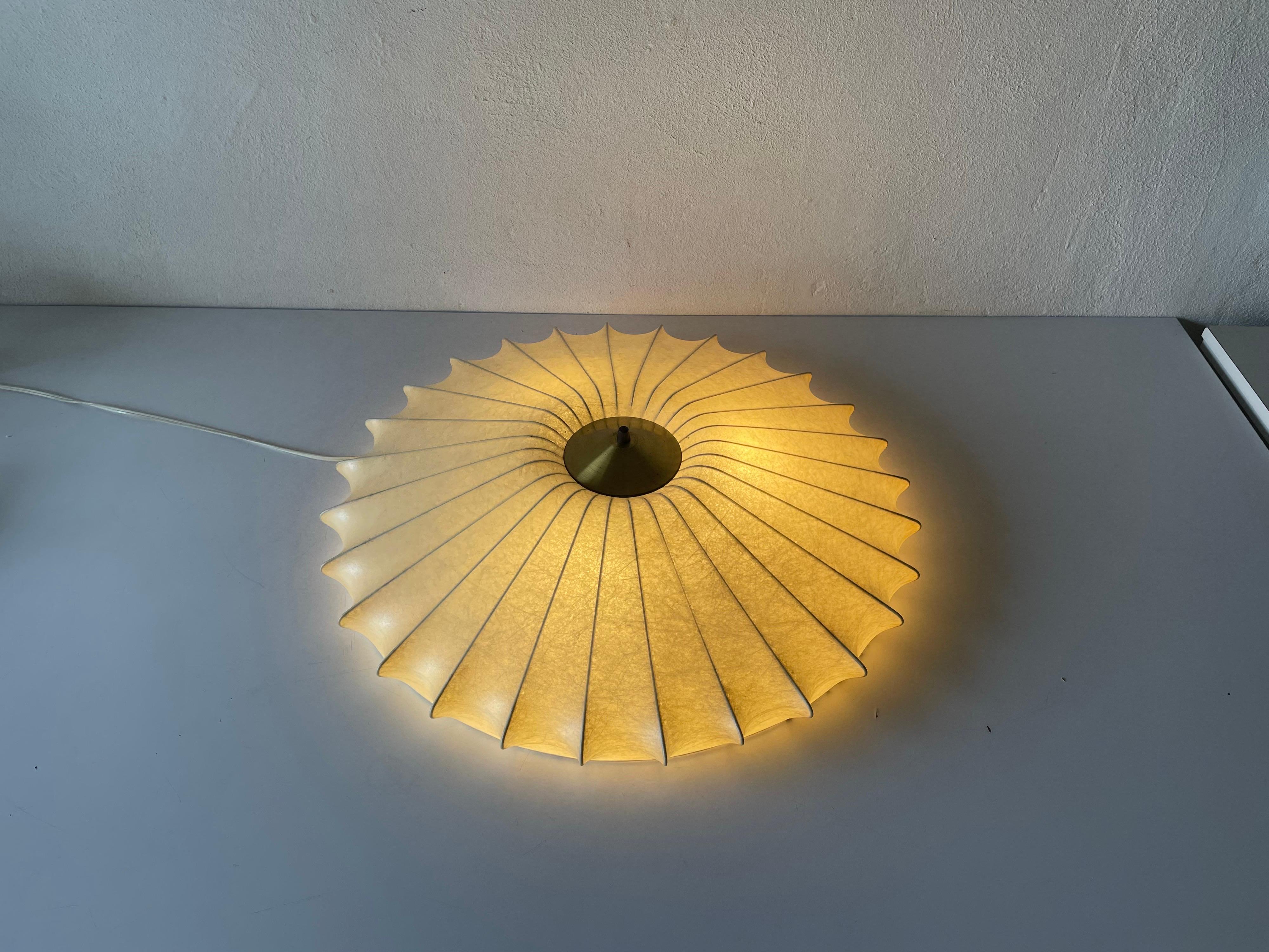Cocoon Large Flush Mount Ceiling Lamp by Goldkant, 1960s Germany 10