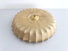 Cocoon Large Flush Mount Ceiling Lamp by Goldkant, 1960s, Germany