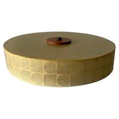 Lámpara de techo Cocoon Large Flush Mount de Goldkant, años 60, Alemania