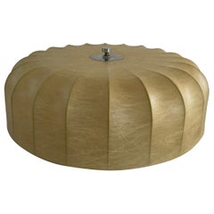 Cocoon Large Flush Mount Ceiling Lamp by Goldkant, 1960s, Germany