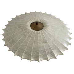 Cocoon Large Flush Mount Ceiling Lamp by Goldkant, 1960s, Germany