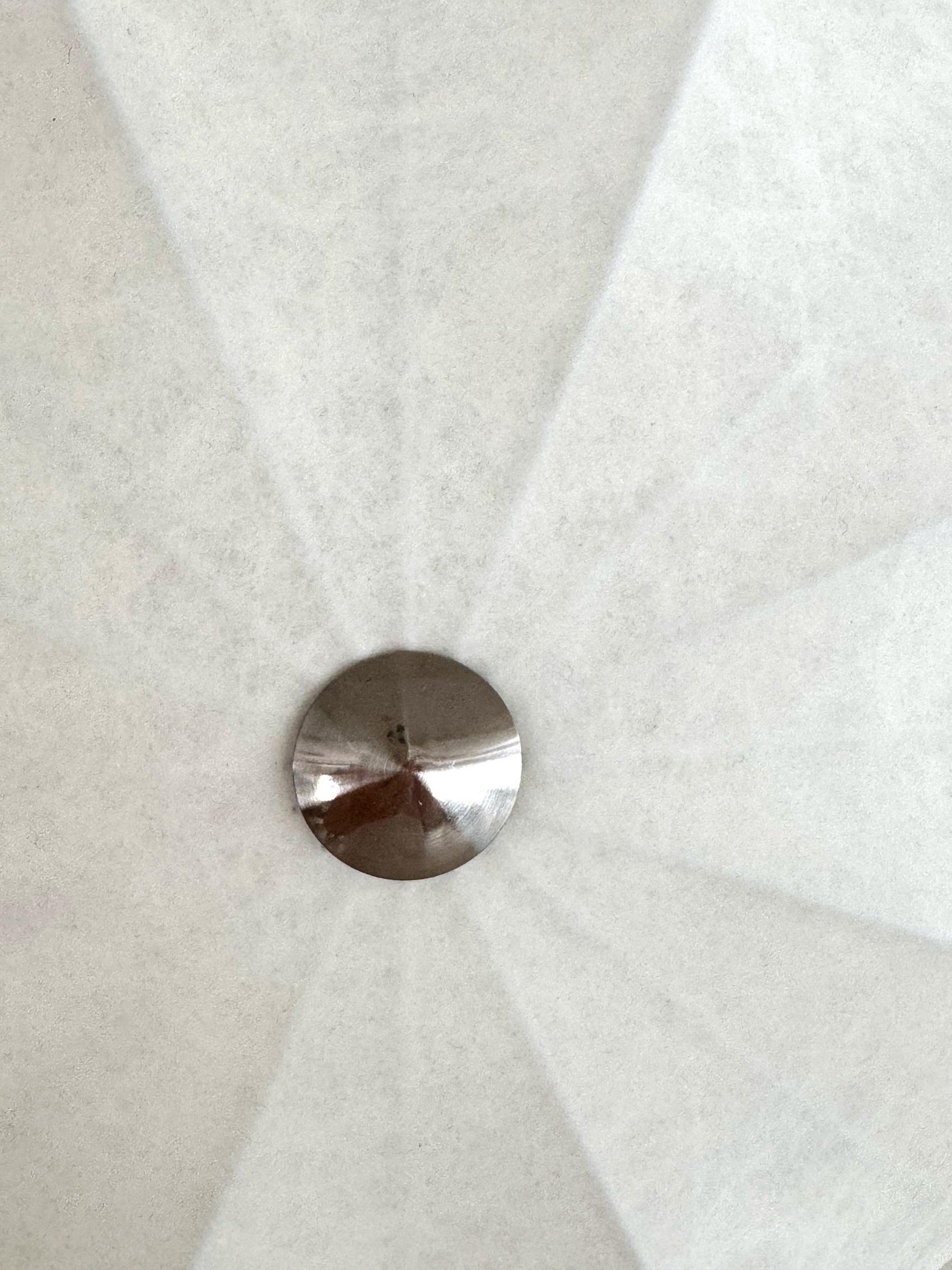 Cocoon Large Flush Mount Ceiling Light by Goldkant Germany, 1970s 4