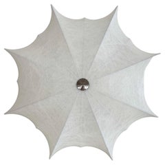 Cocoon Large Flush Mount Ceiling Light by Goldkant Germany, 1970s