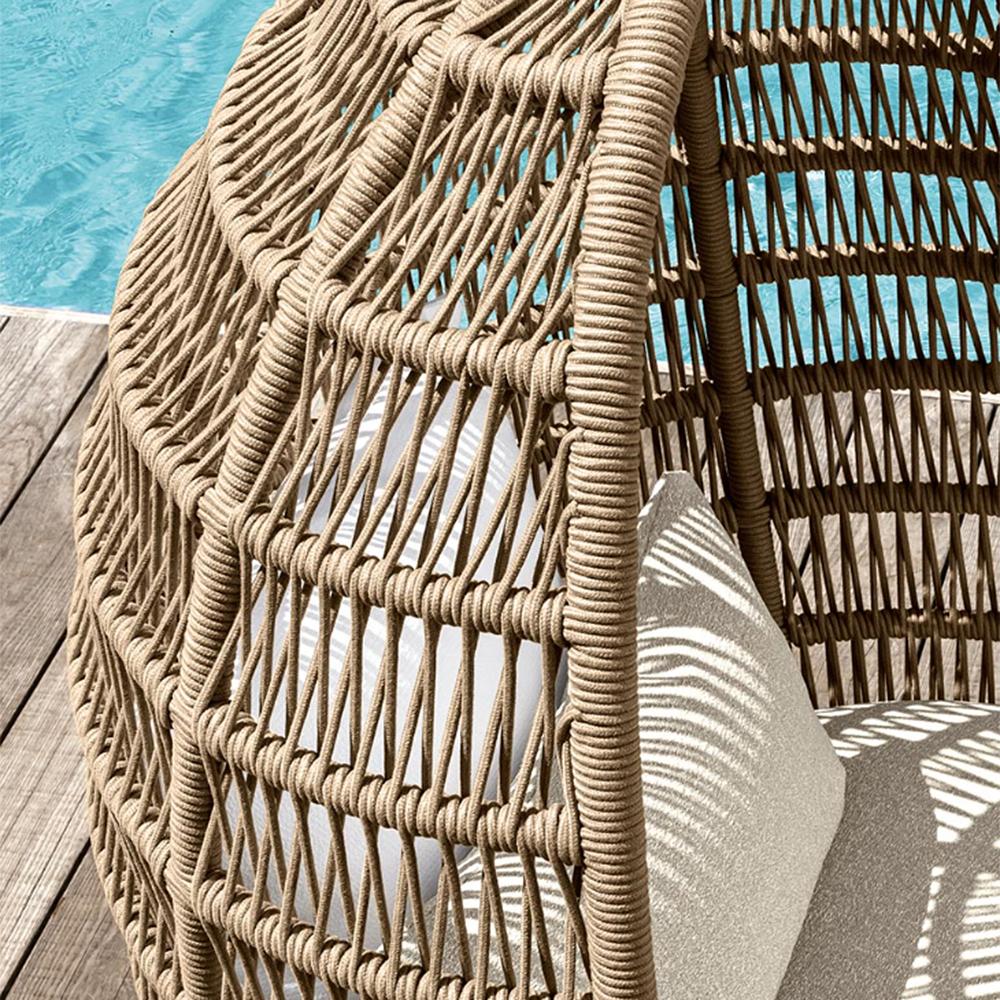 Hand-Crafted Cocoon Lounge Chair For Sale