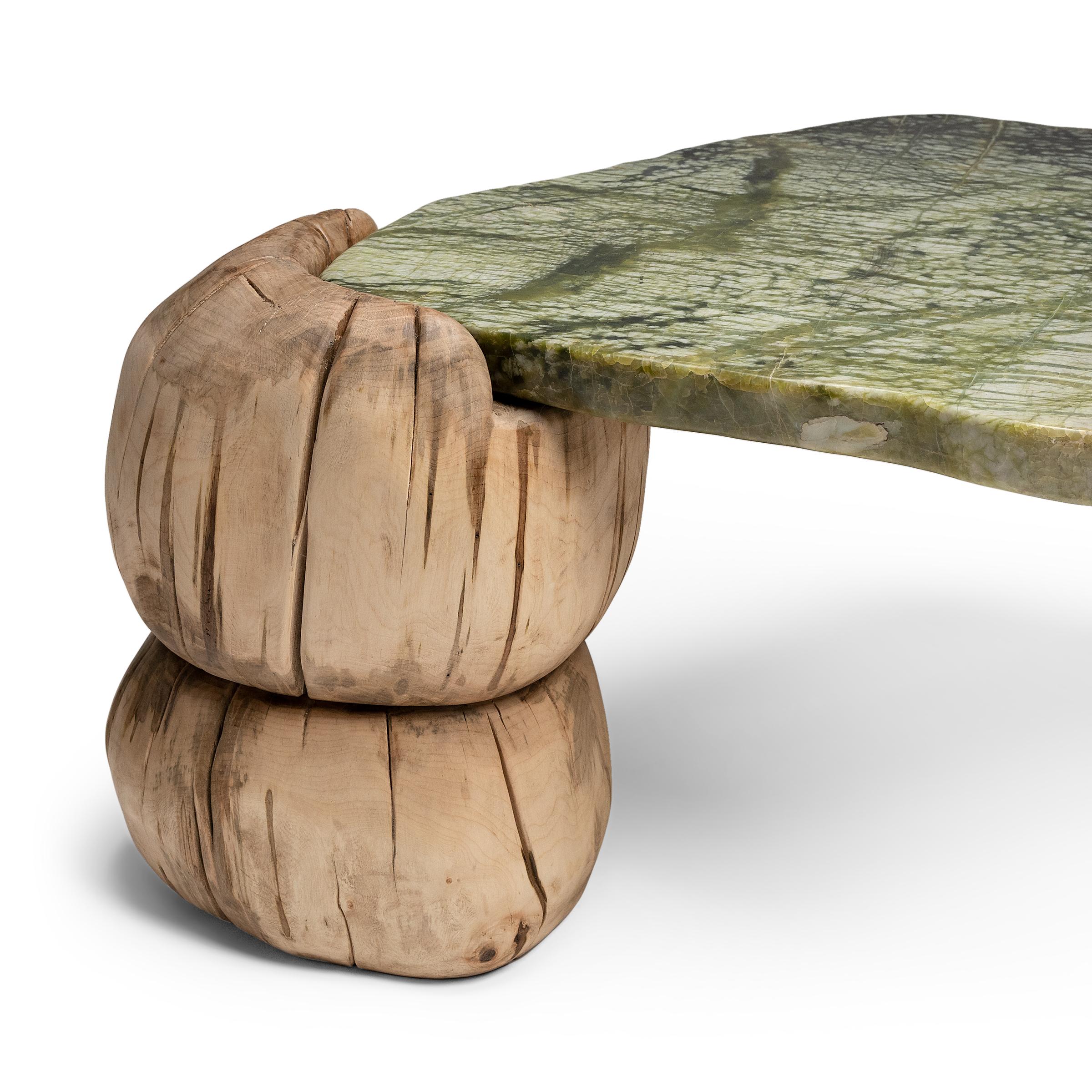 Mesa de piedra de meditación Cocoon Chino en venta