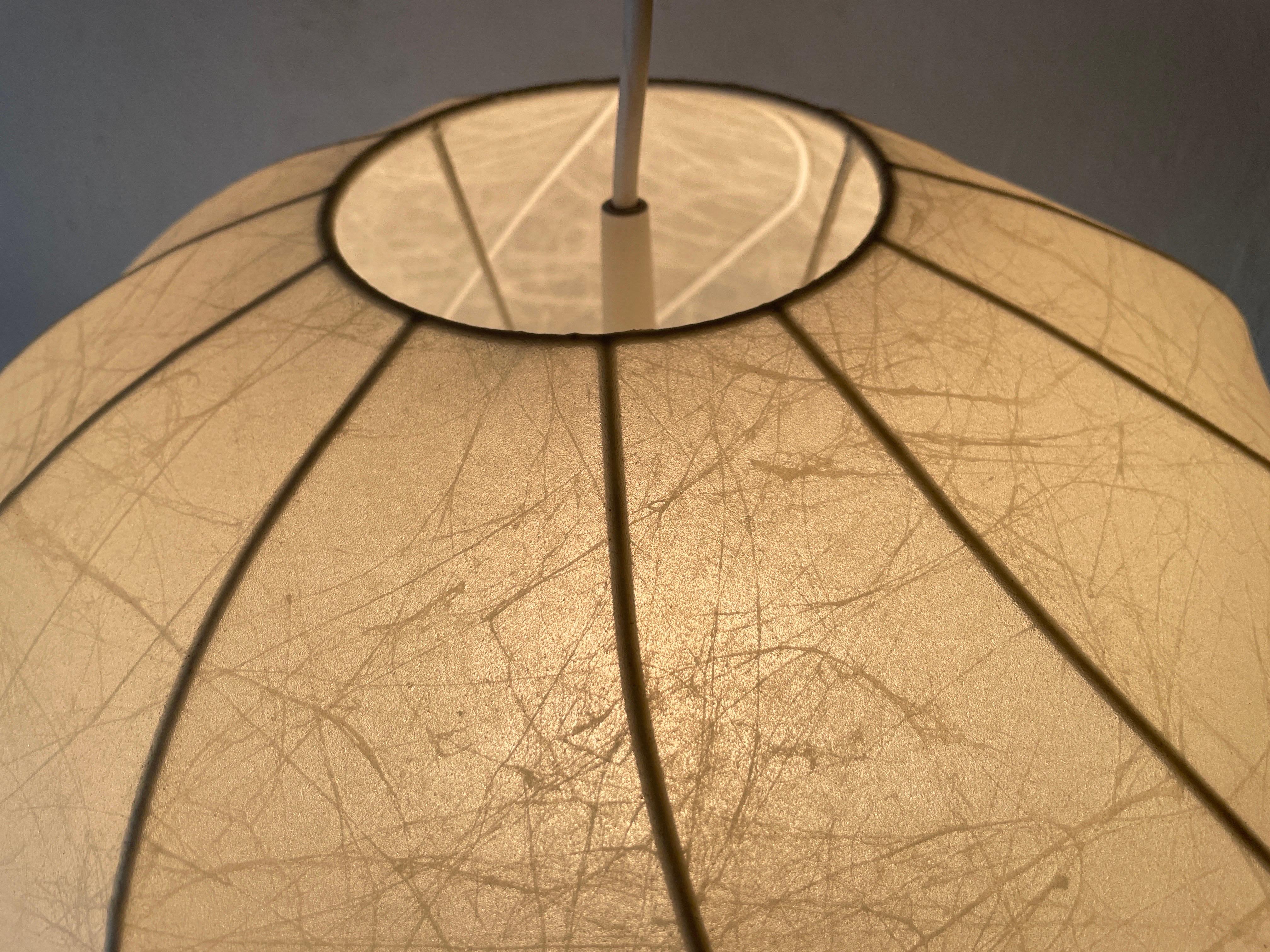 Cocoon Pendant Lamp by Goldkant, 1960s, Germany 5