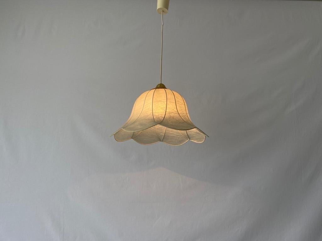 Lampe à suspension cocon par Goldkant, années 1960, Allemagne 4