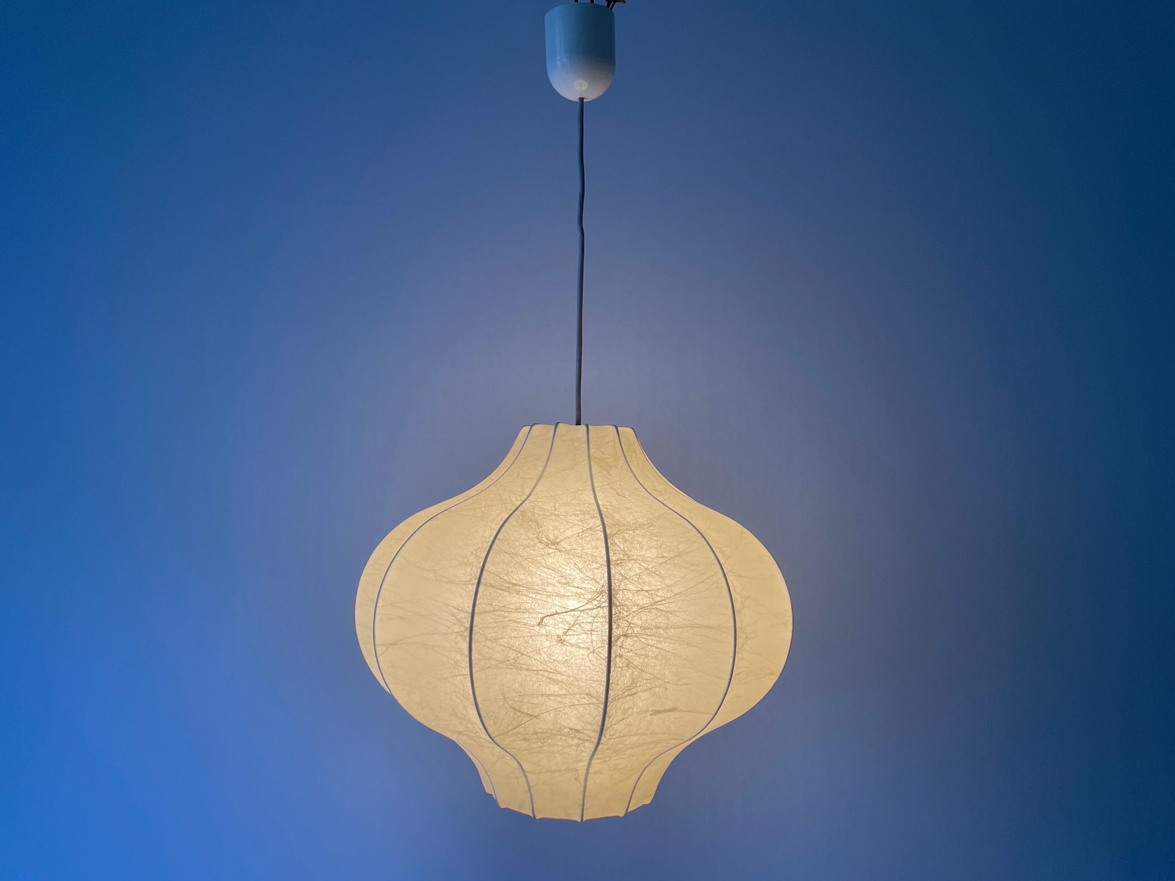 Cocoon Pendant Lamp by Goldkant, 1960s, Germany 5
