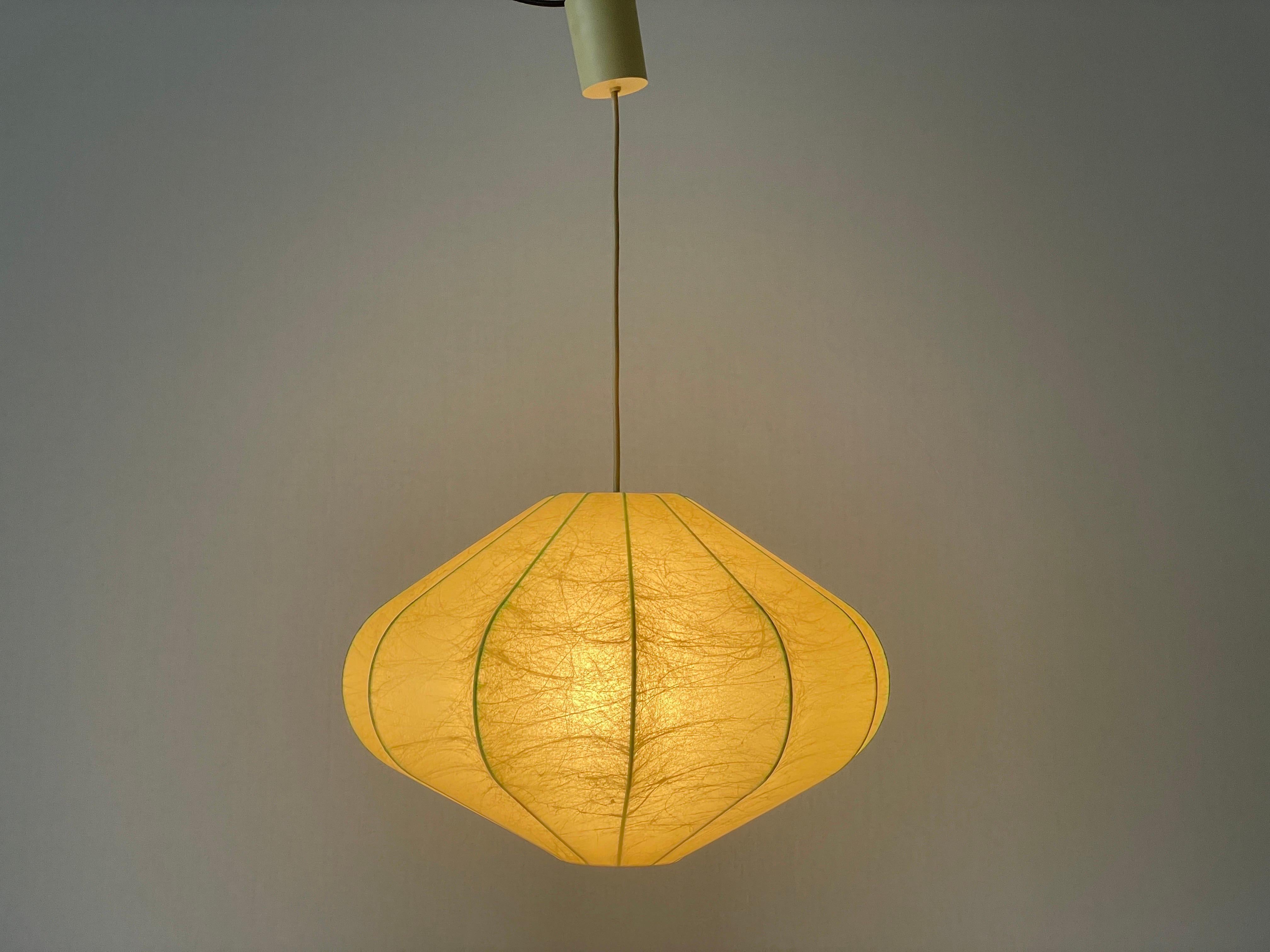 Cocoon Pendant Lamp by Goldkant, 1960s, Germany For Sale 6