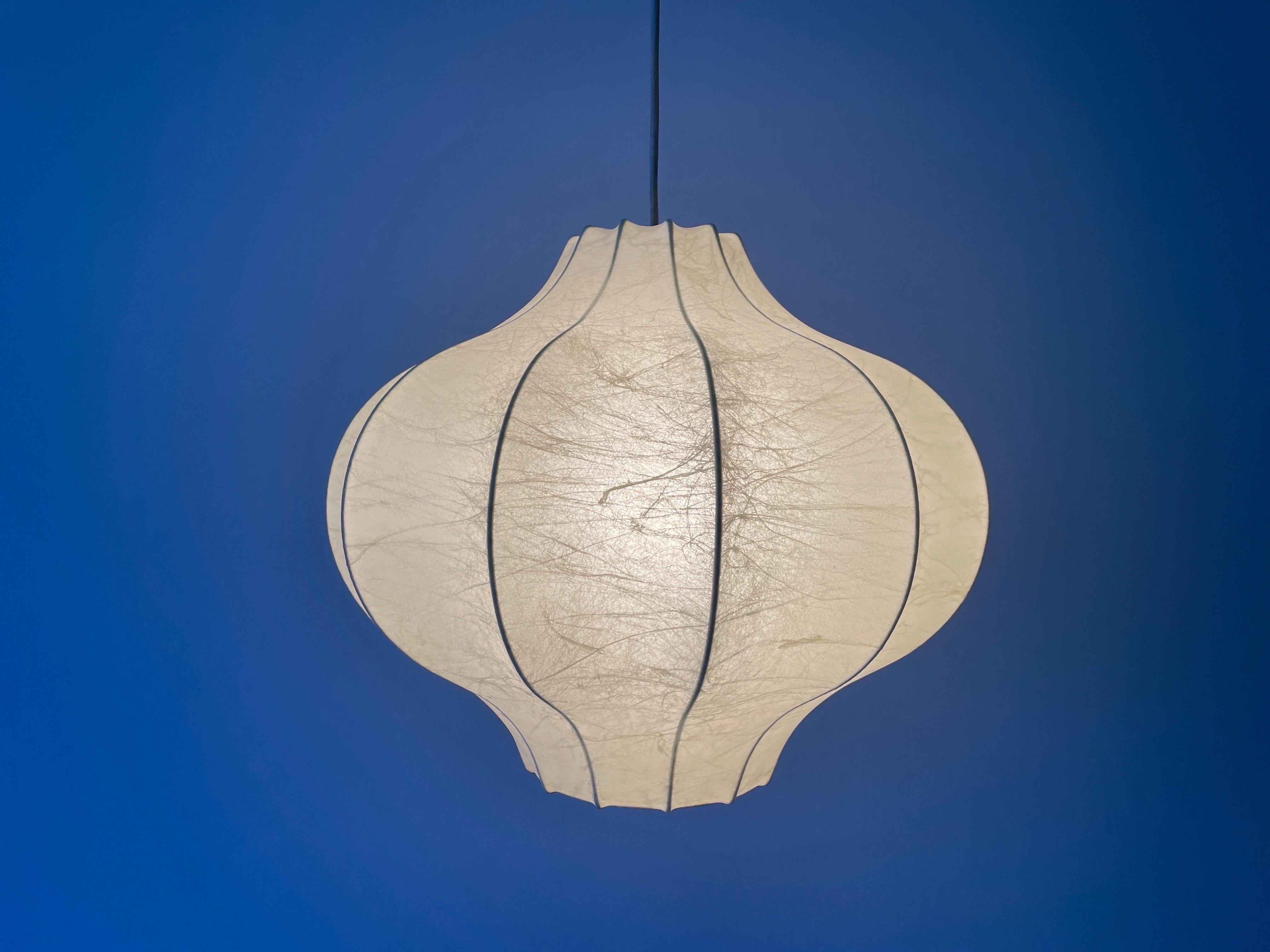 Cocoon Pendant Lamp by Goldkant, 1960s, Germany 6