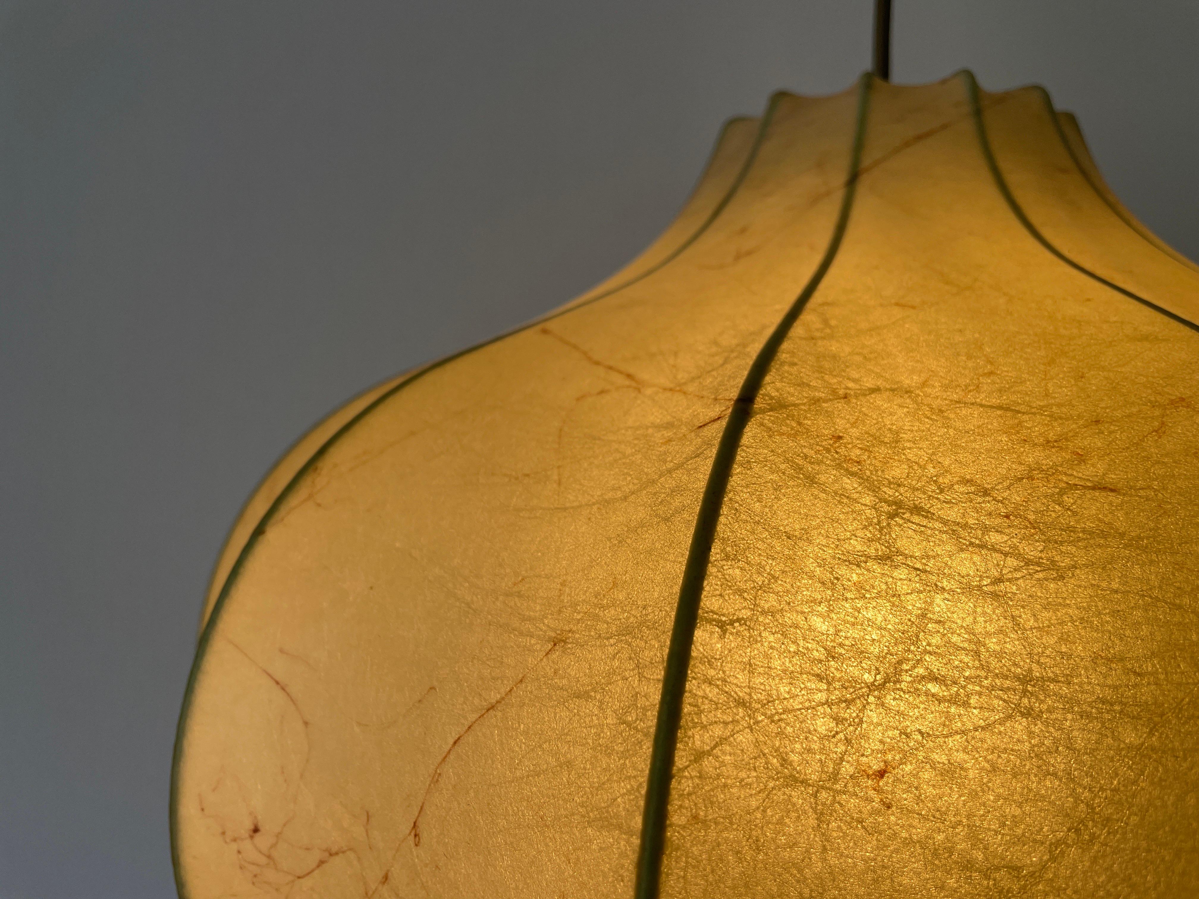 Cocoon Pendant Lamp by Goldkant, 1960s, Germany For Sale 6