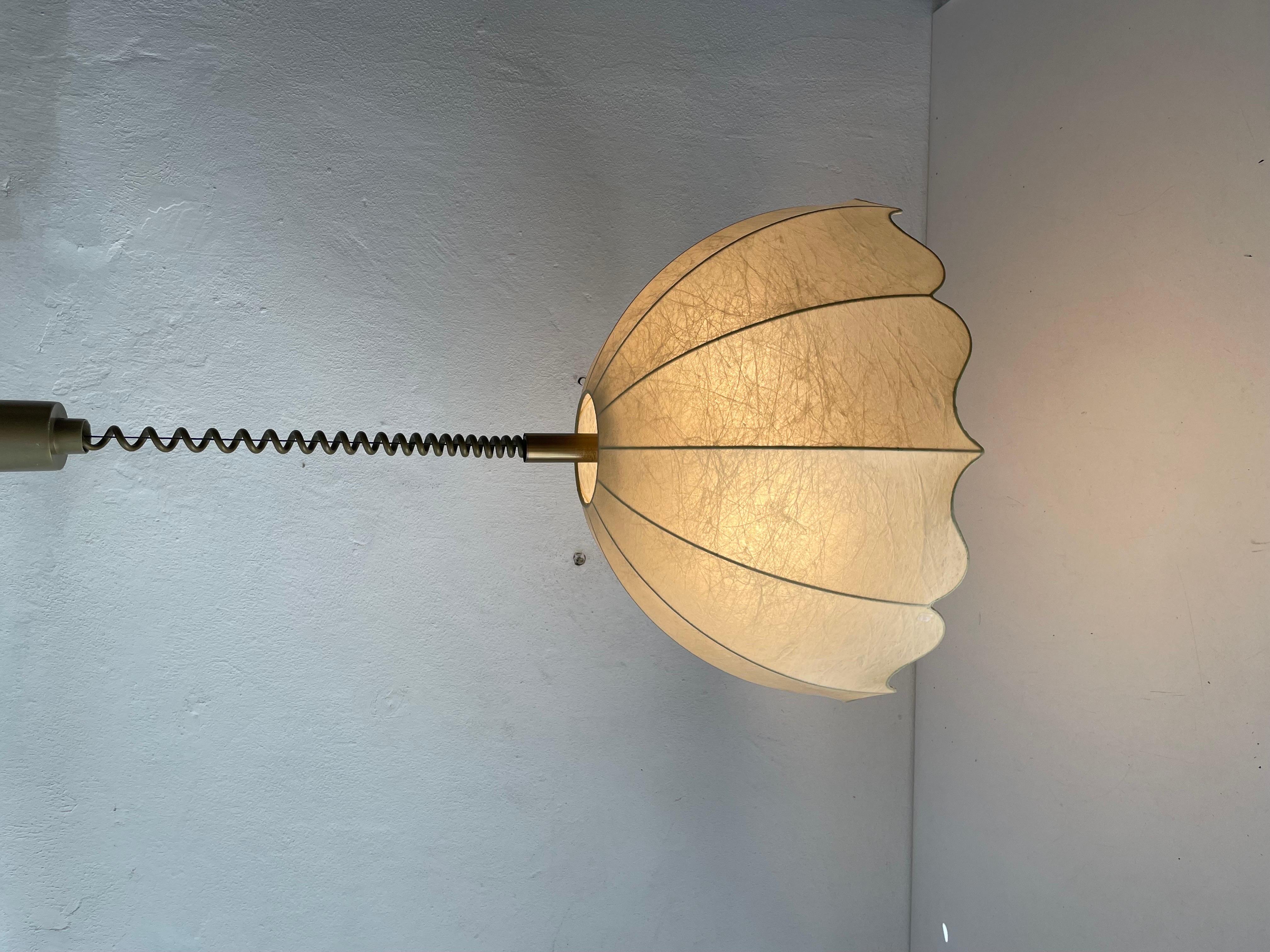 Cocoon Pendant Lamp by Goldkant, 1960s, Germany 7