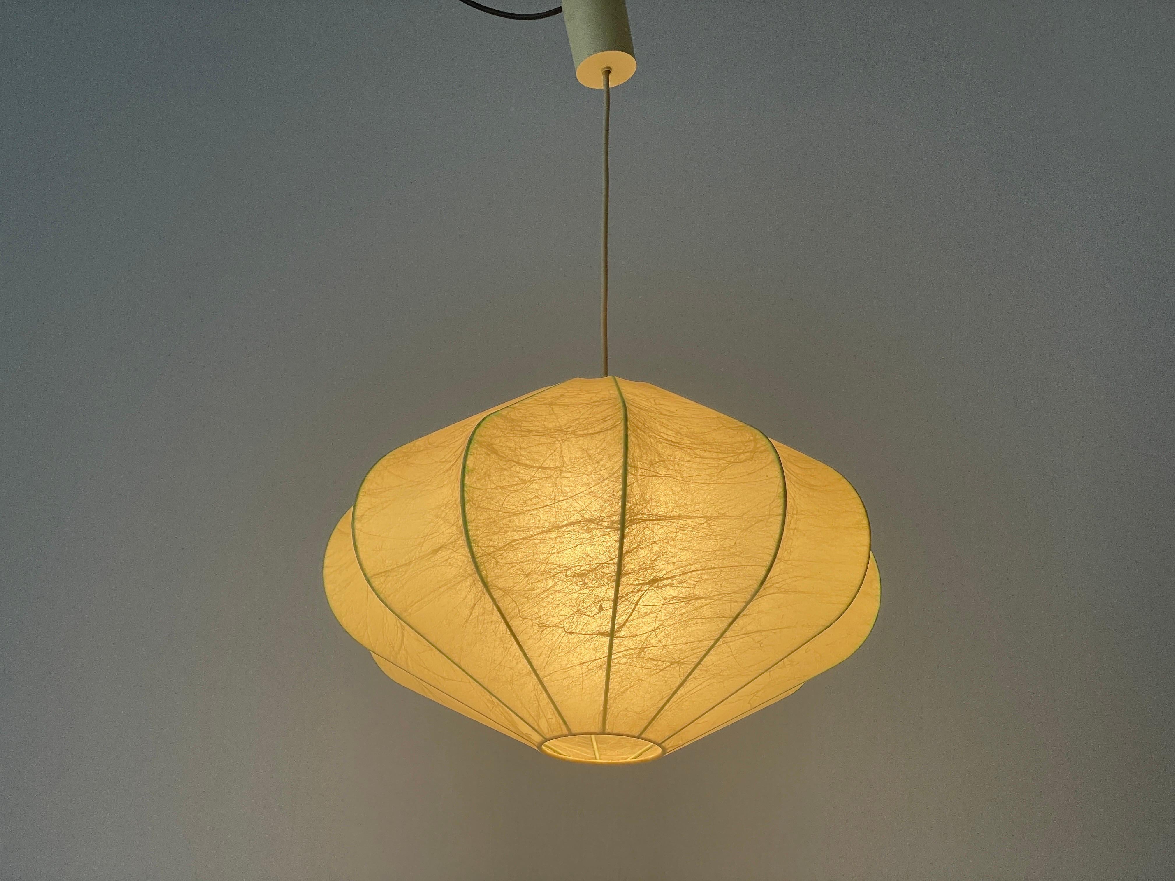 Cocoon Pendant Lamp by Goldkant, 1960s, Germany For Sale 7