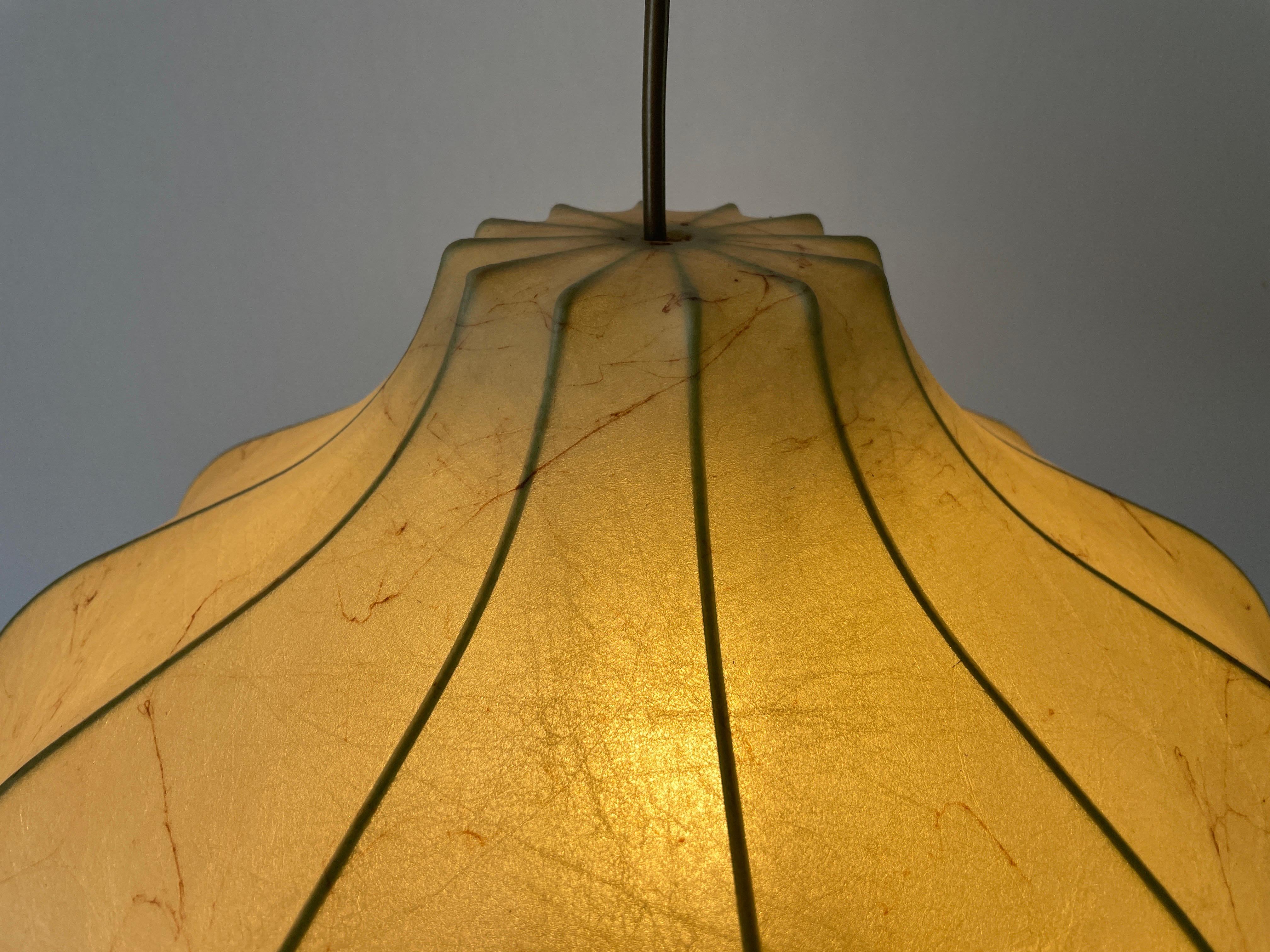 Cocoon Pendant Lamp by Goldkant, 1960s, Germany For Sale 7