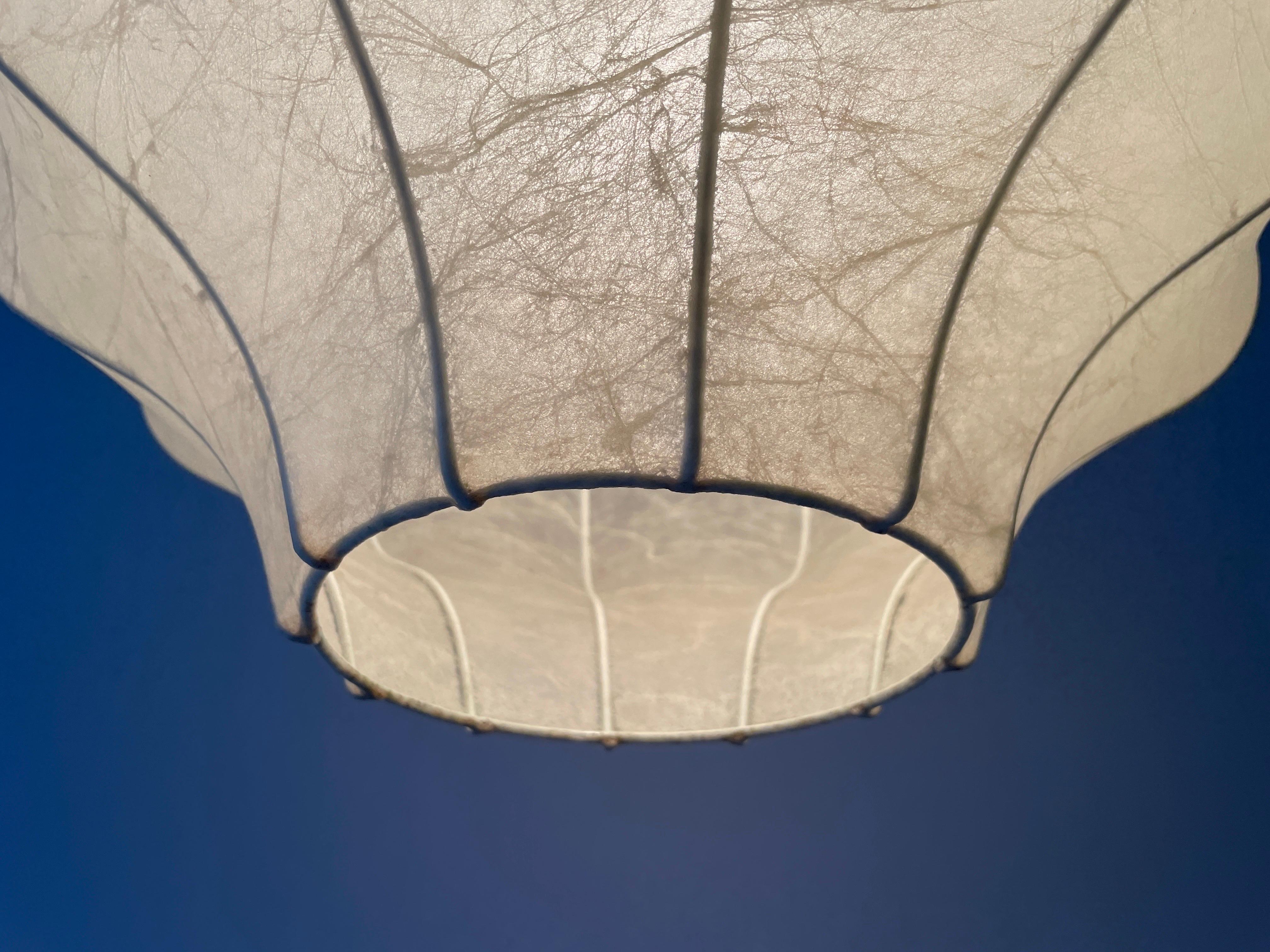 Cocoon Pendant Lamp by Goldkant, 1960s, Germany 9