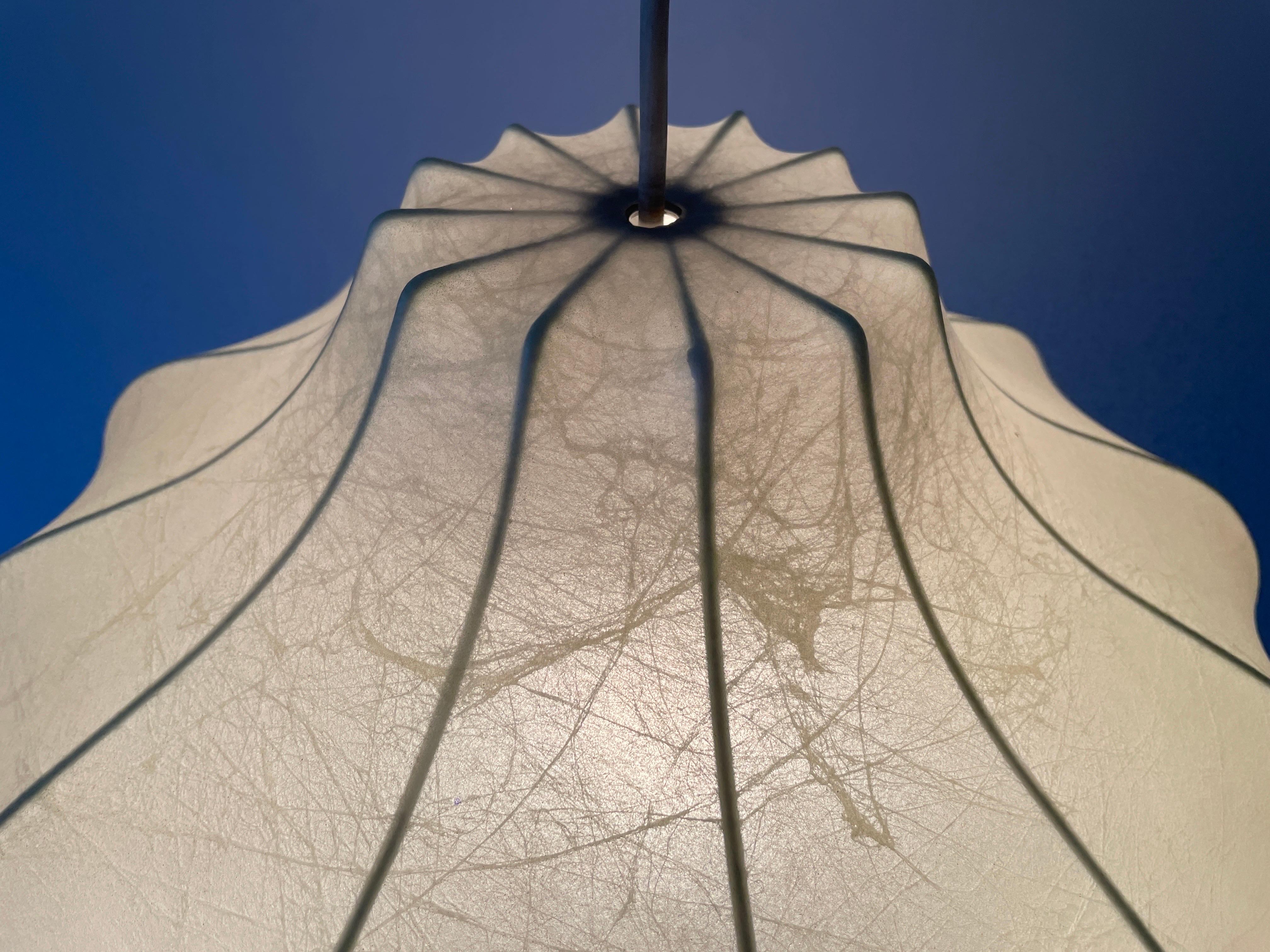 Cocoon Pendant Lamp by Goldkant, 1960s, Germany 10