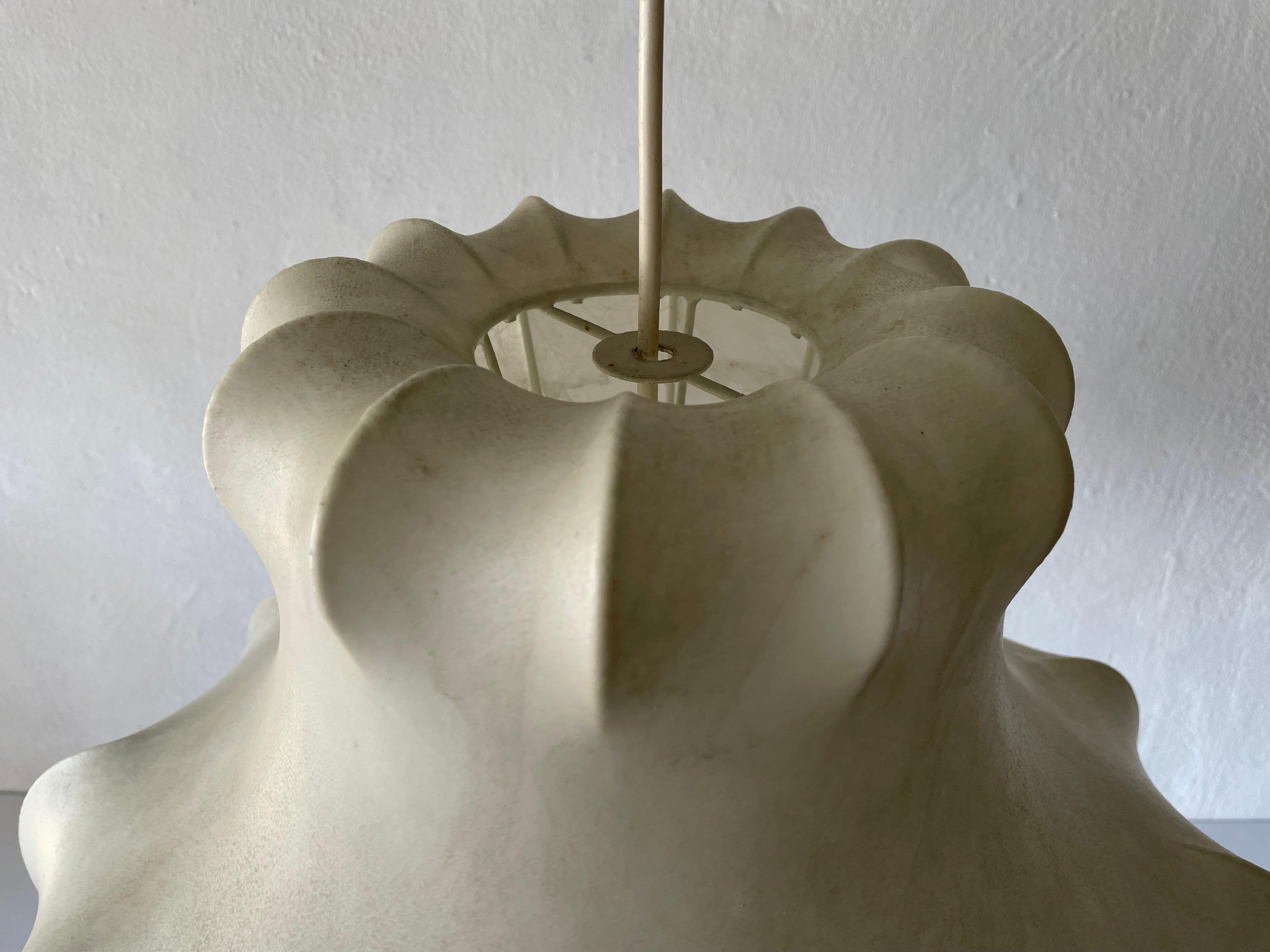 Mid-Century Modern Cocoon Pendant Lamp by Goldkant, 1960s, Germany