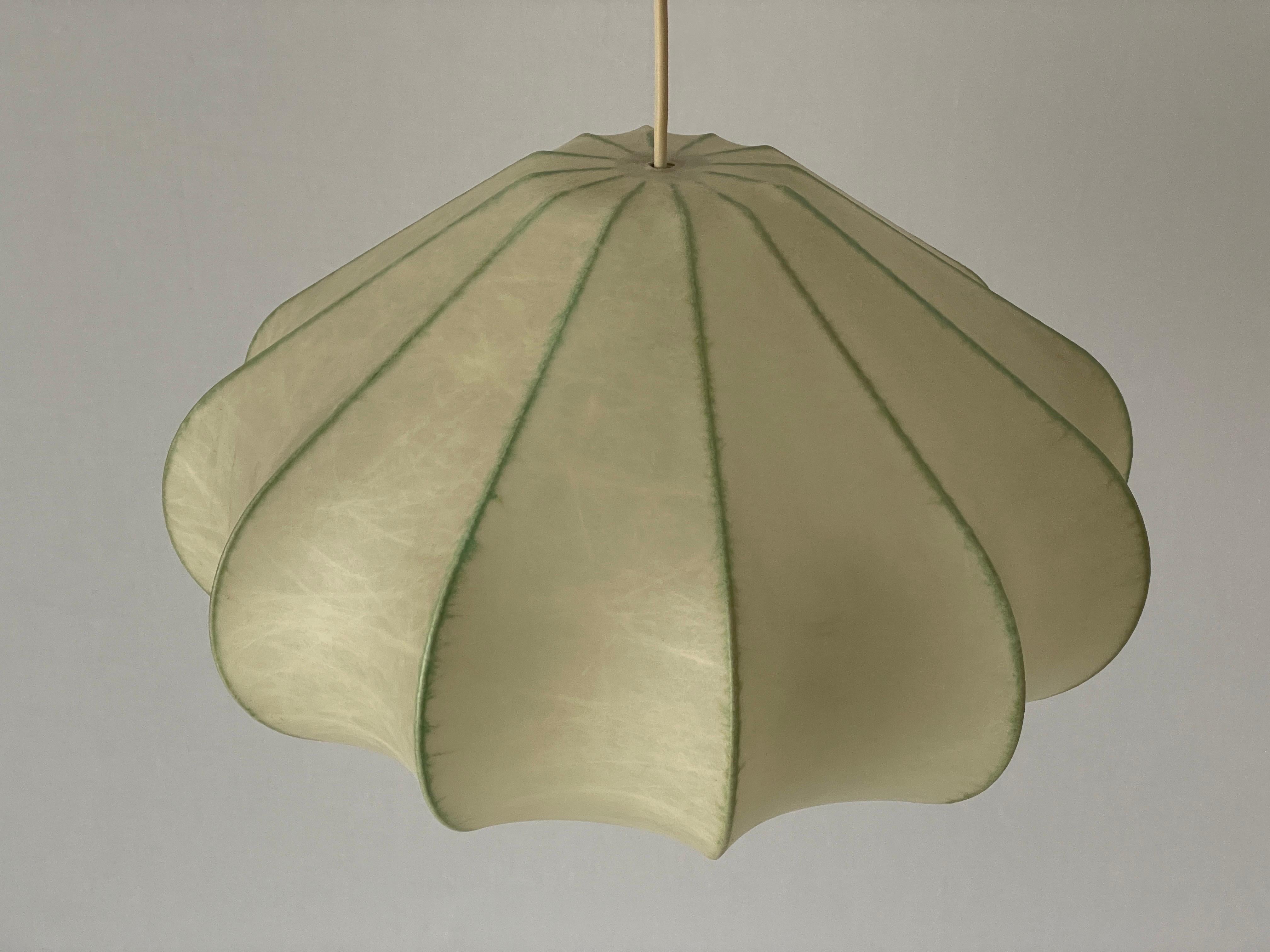 Mid-Century Modern Lampe à suspension cocon par Goldkant, années 1960, Allemagne en vente