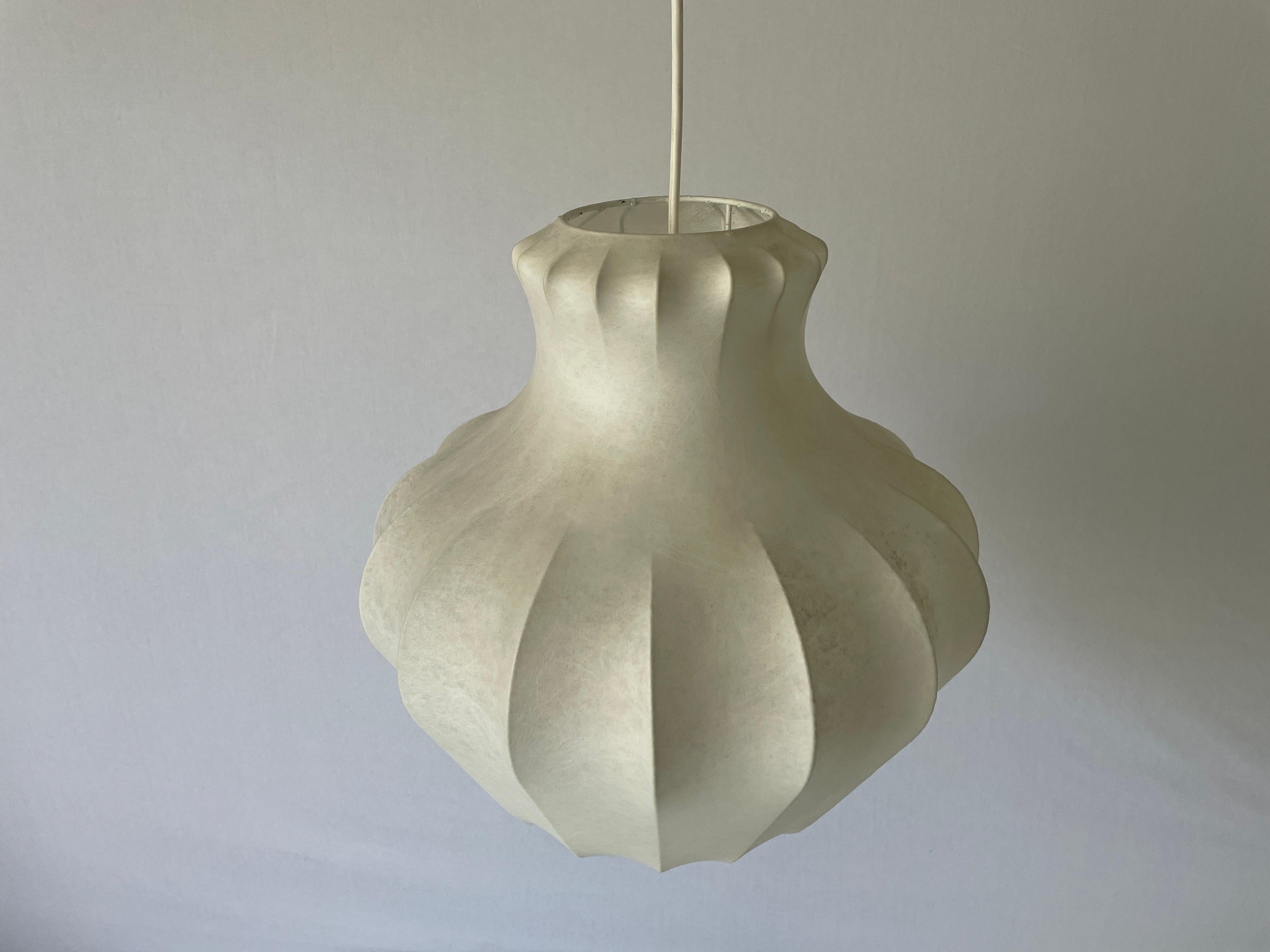 Mid-Century moderno Lampada a sospensione Cocoon di Goldkant, anni '60, Germania in vendita
