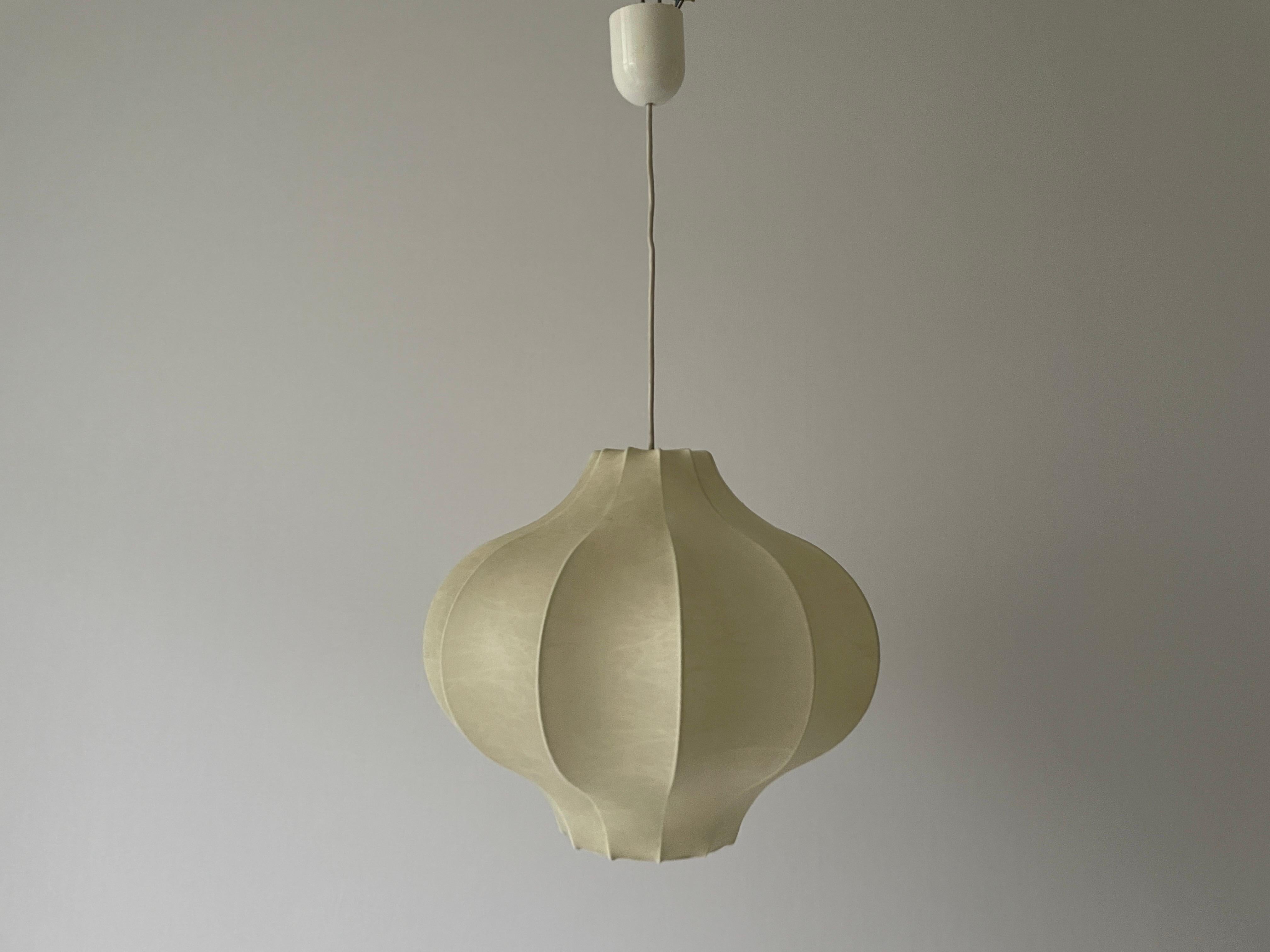 Mid-20th Century Cocoon Pendant Lamp by Goldkant, 1960s, Germany
