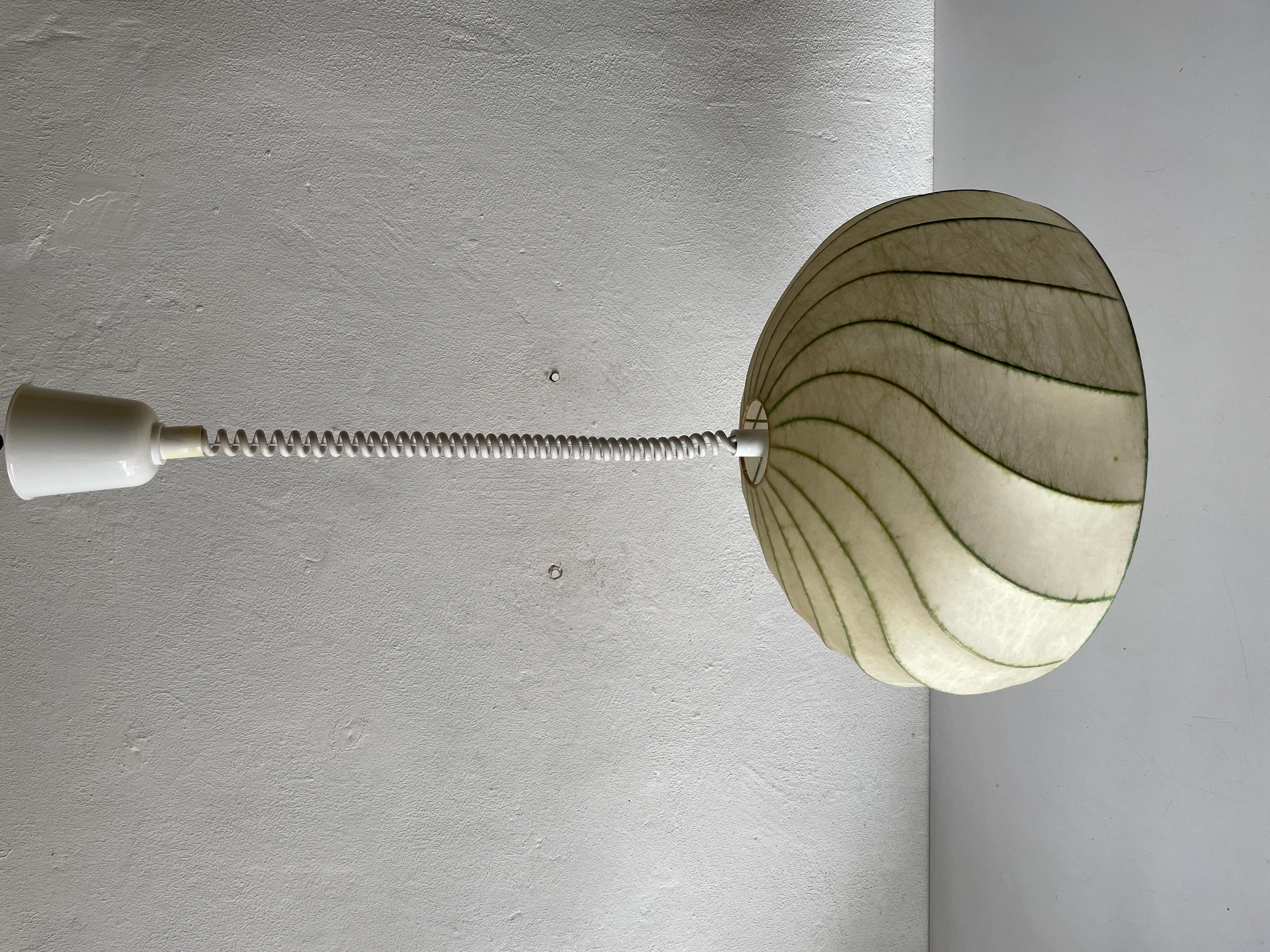 Resin Cocoon Pendant Lamp by Goldkant, 1960s, Germany