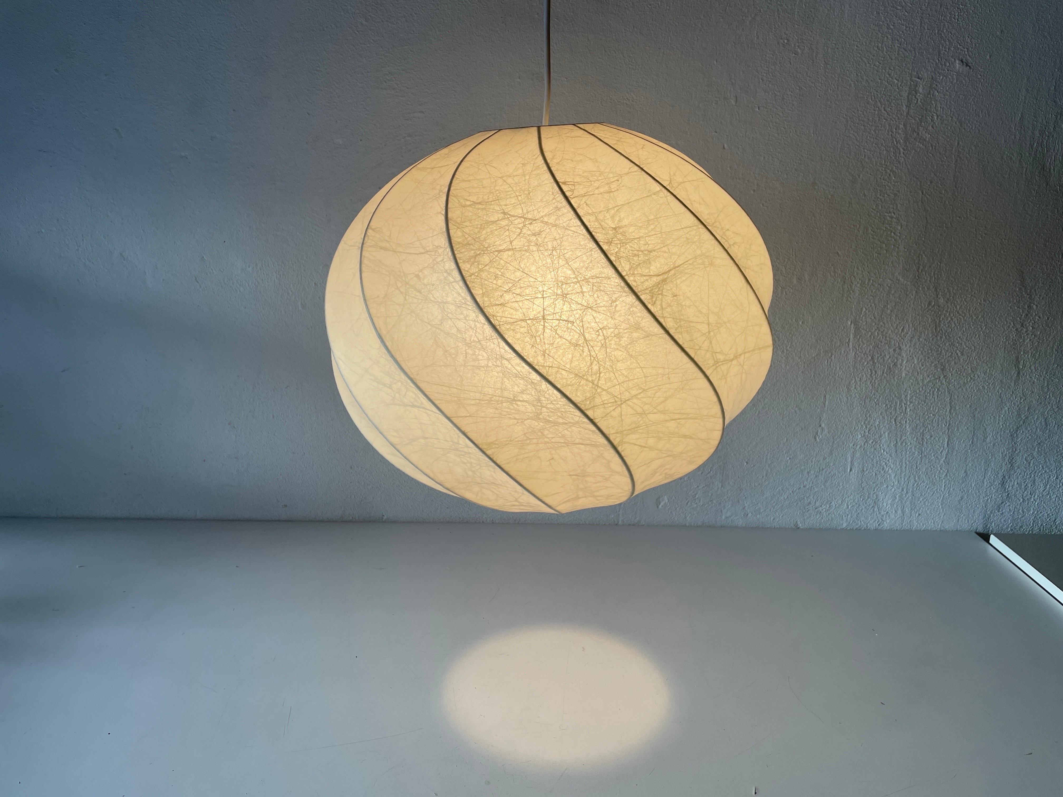Resin Cocoon Pendant Lamp by Goldkant, 1960s, Germany