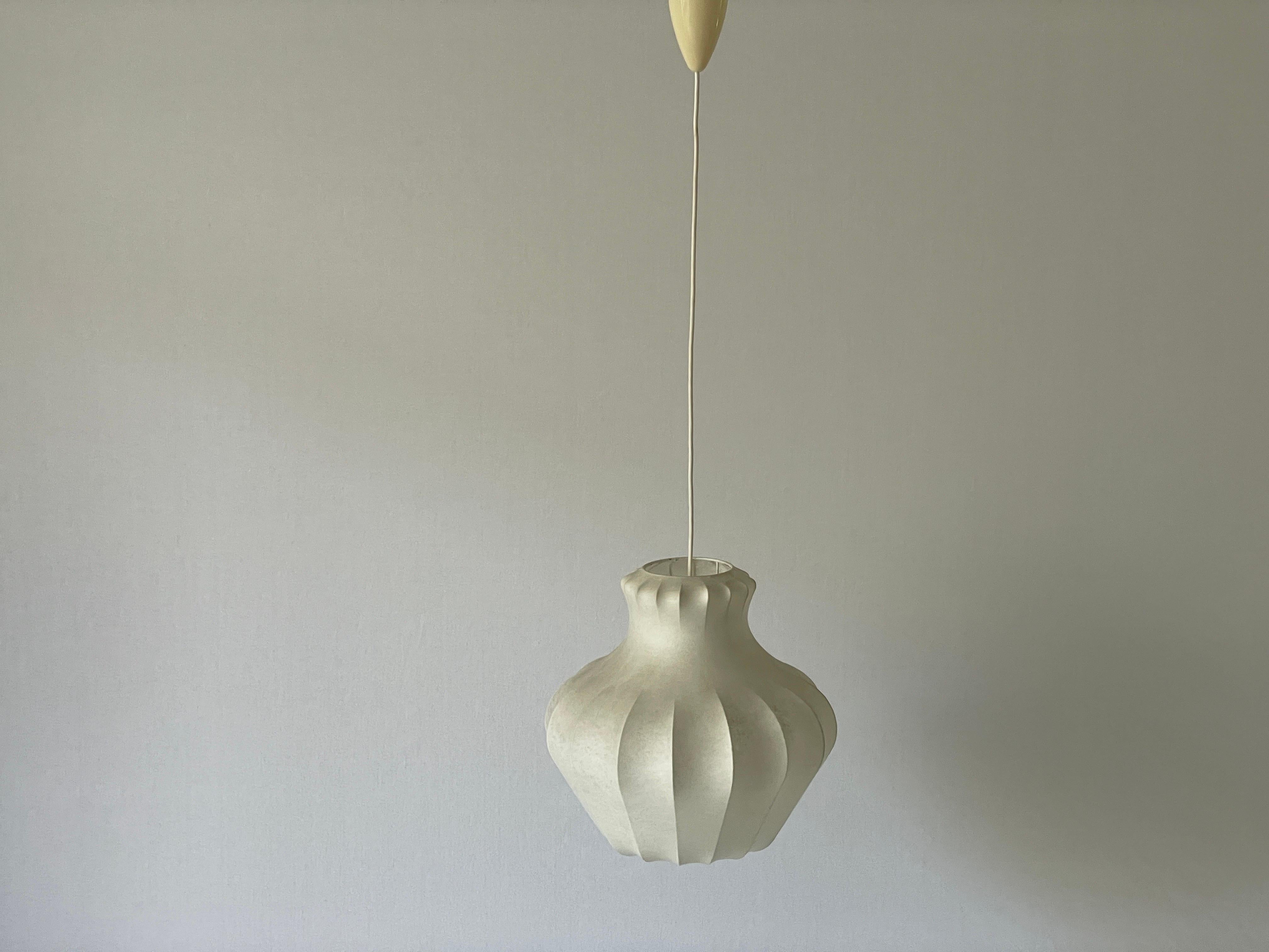 Resina Lampada a sospensione Cocoon di Goldkant, anni '60, Germania in vendita
