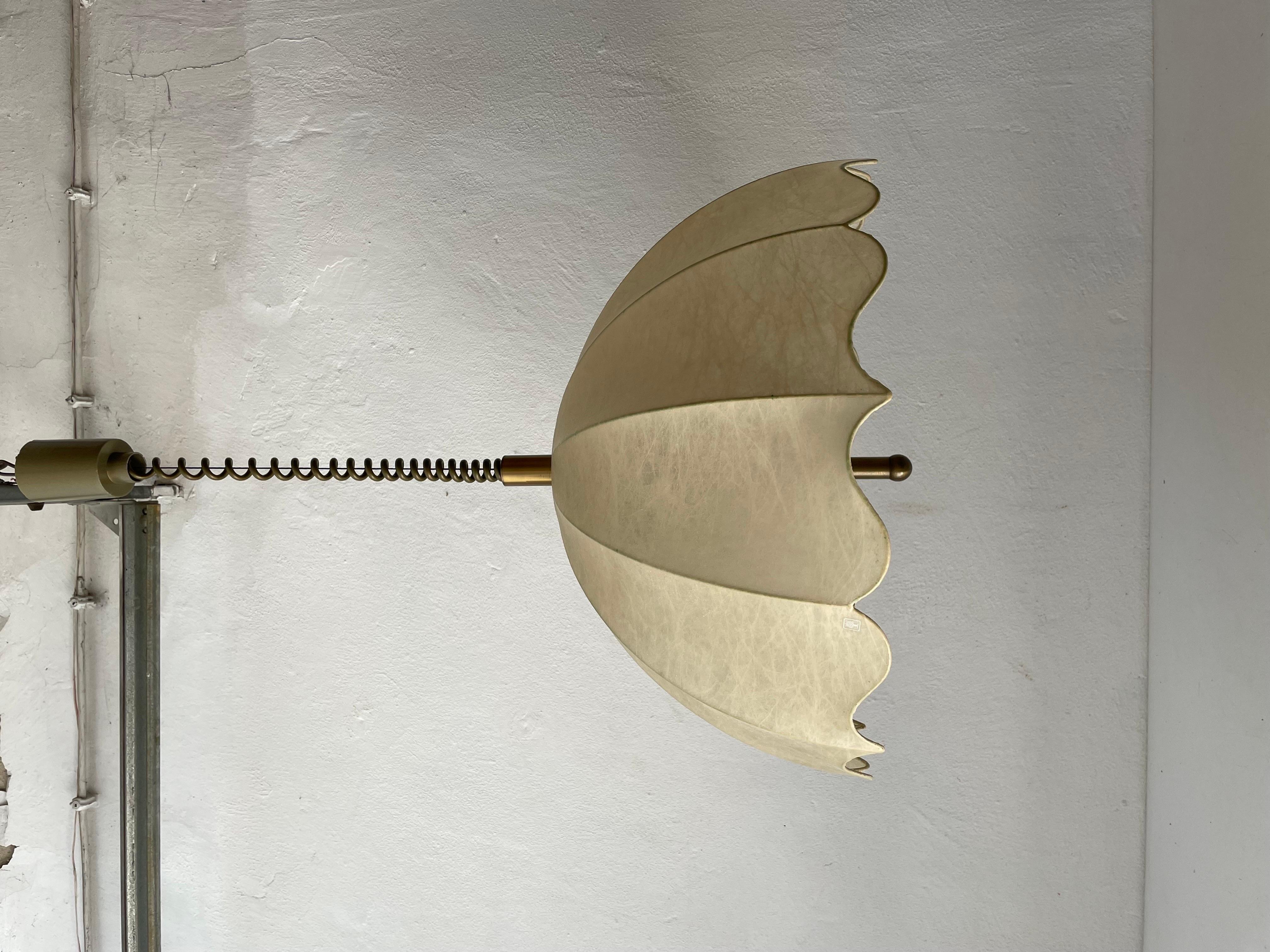 Cocoon Pendant Lamp by Goldkant, 1960s, Germany 2