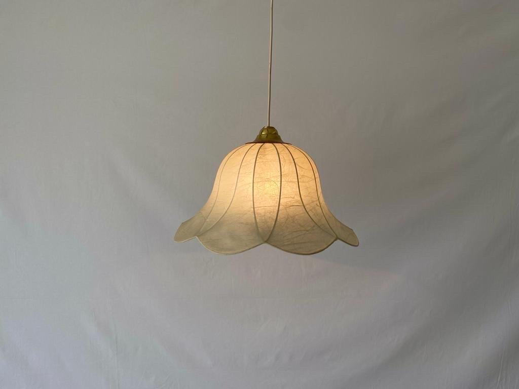 Lampe à suspension cocon par Goldkant, années 1960, Allemagne 1